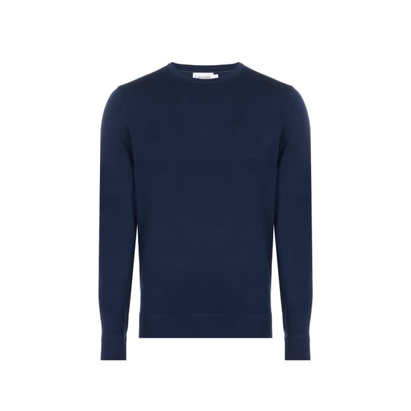 Pull col rond en laine