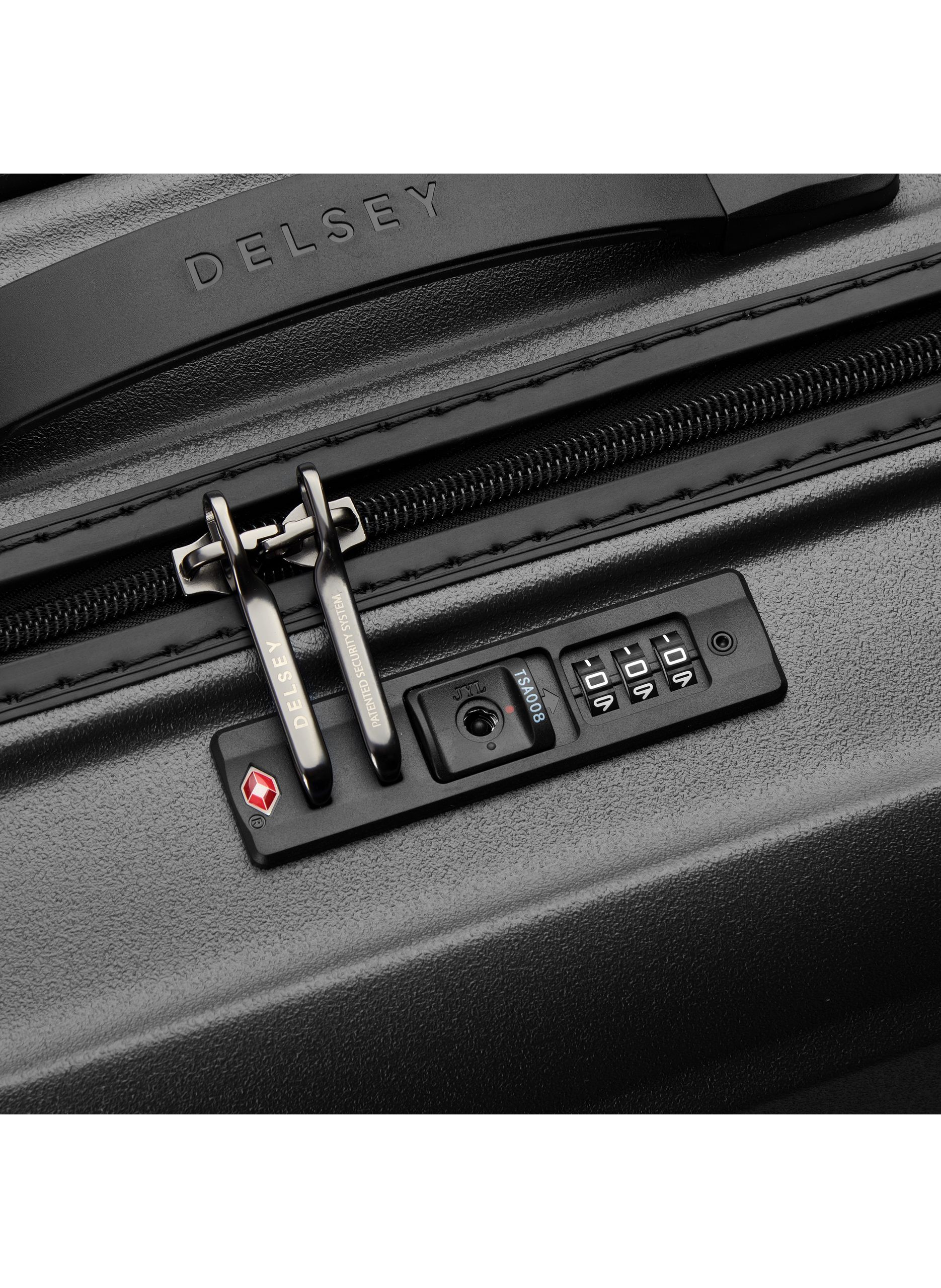 Valise cabine rigide taille s - turenne 2.0 DELSEY PARIS Noir