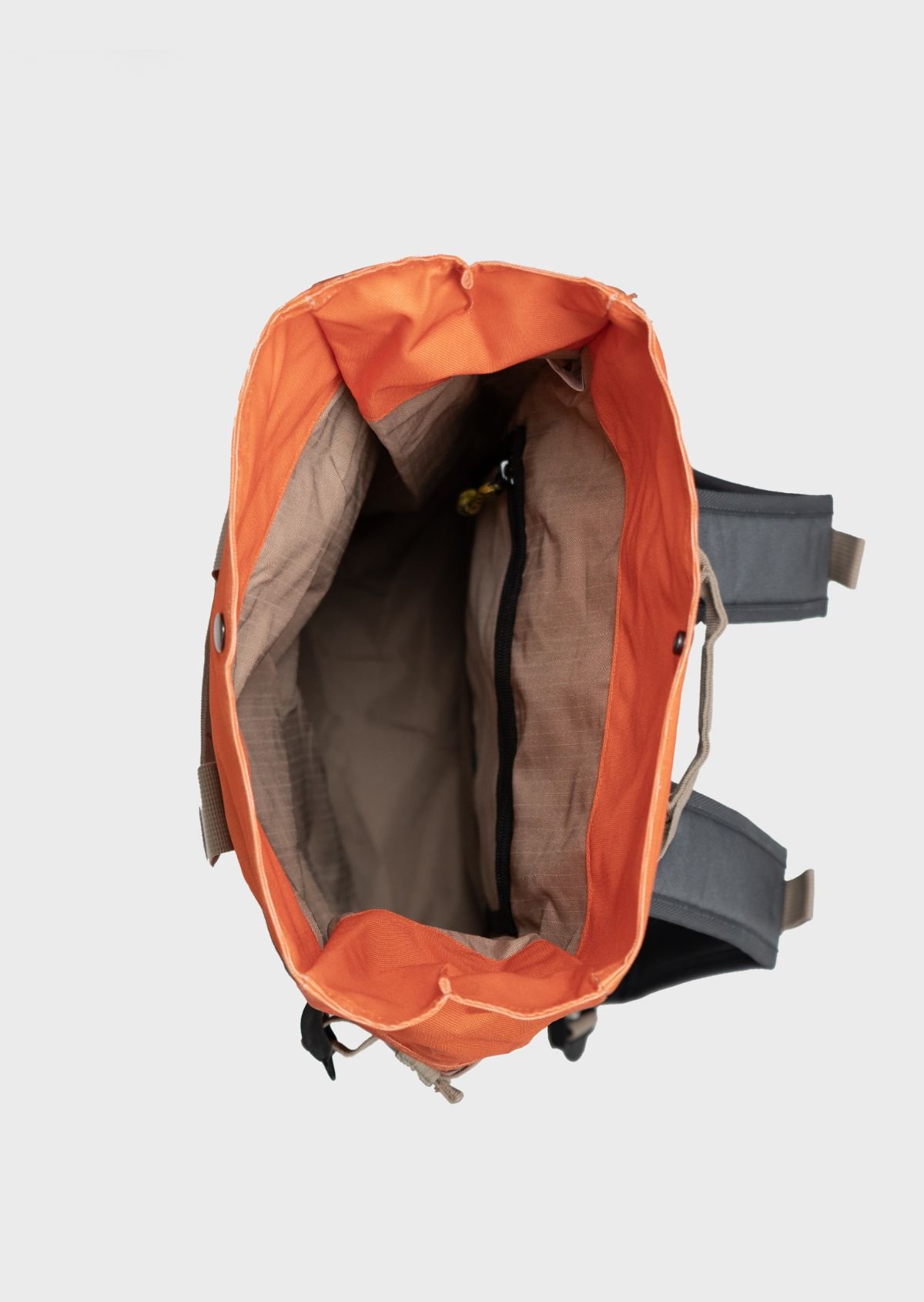 Sac à dos en polyester recyclé rolltop BILLYBELT Orange