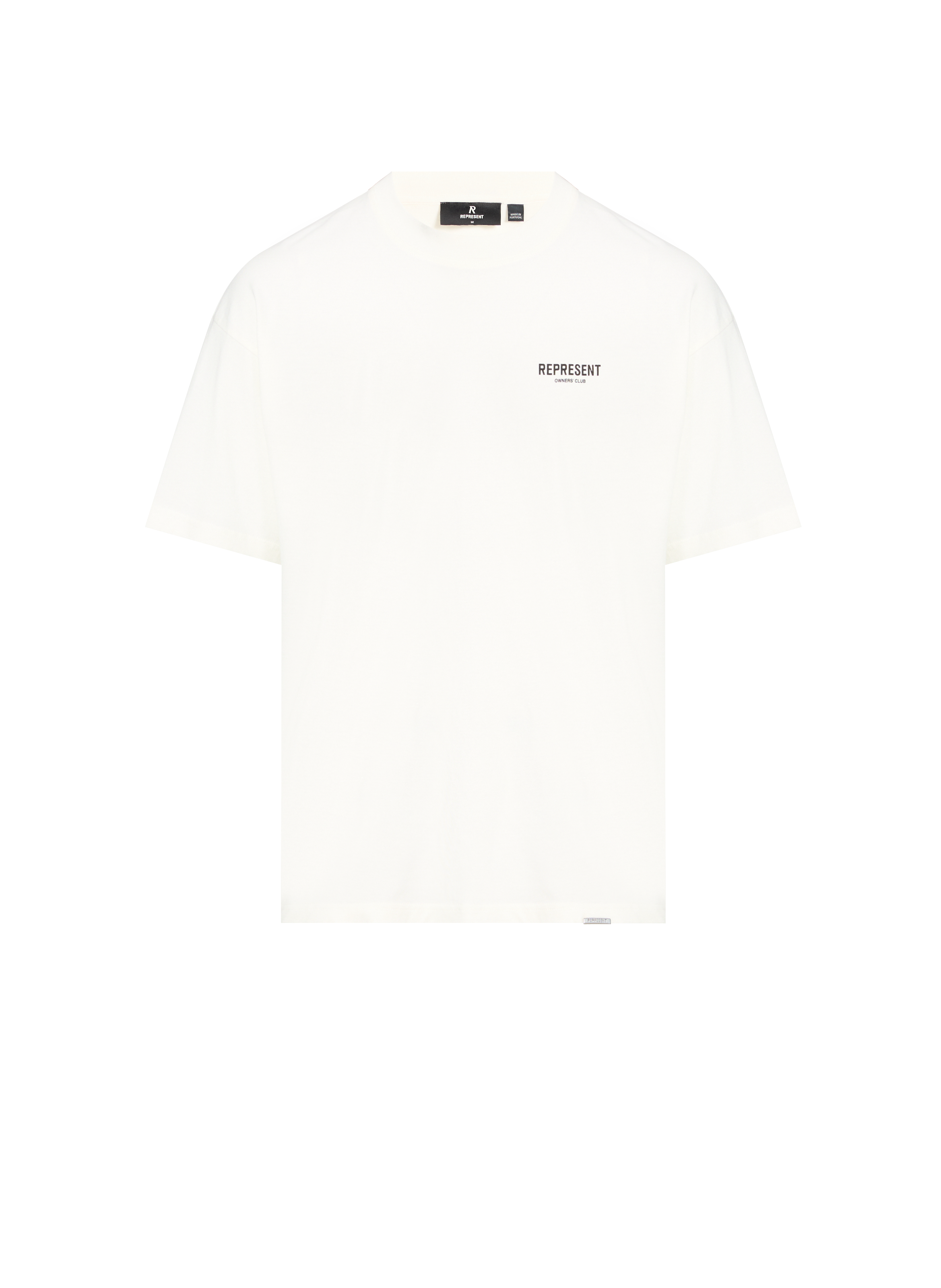 T-shirt droit en coton  REPRESENT Blanc