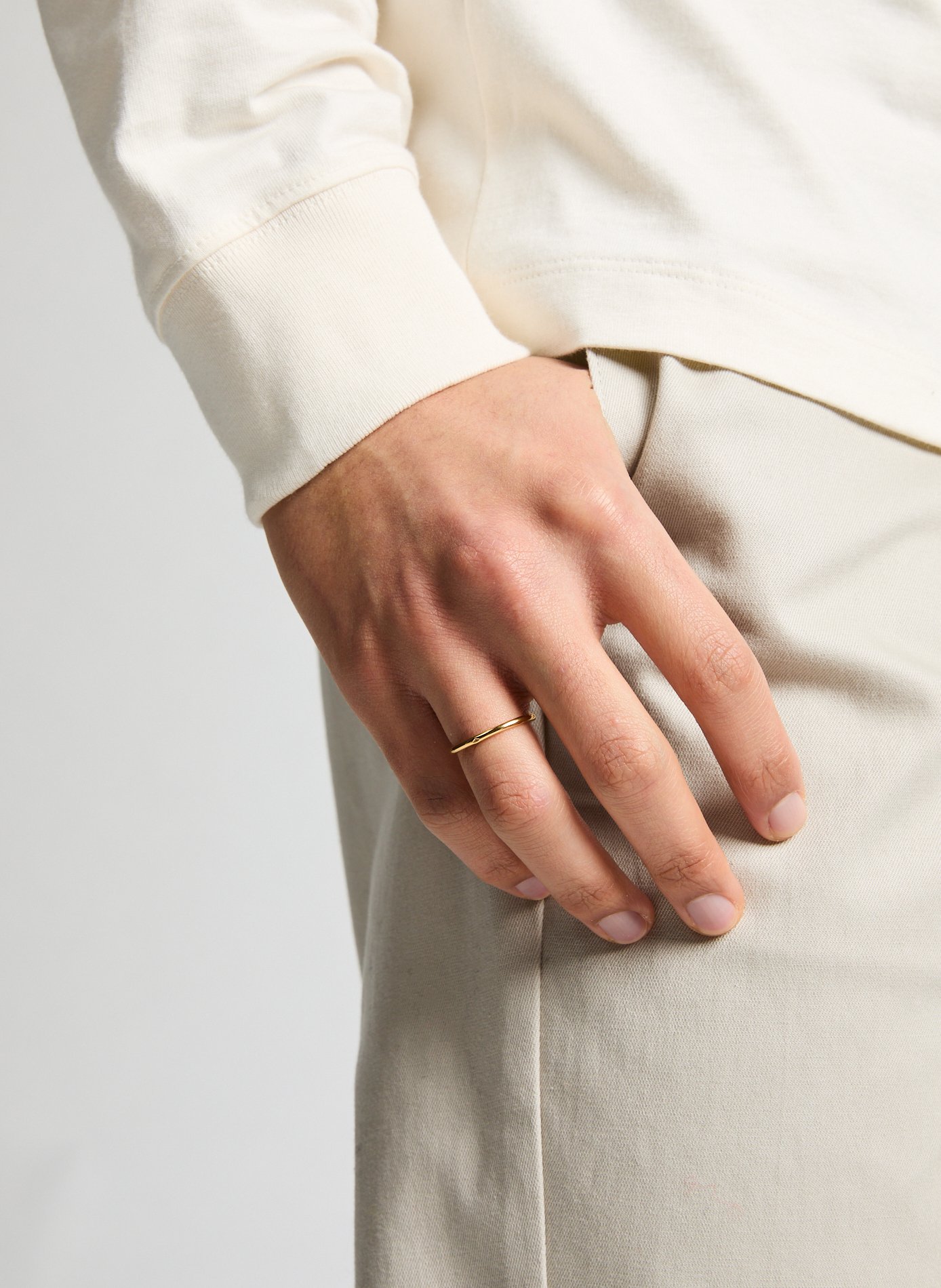 Bague anneau 2.0 en vermeil ALT PARIS Doré