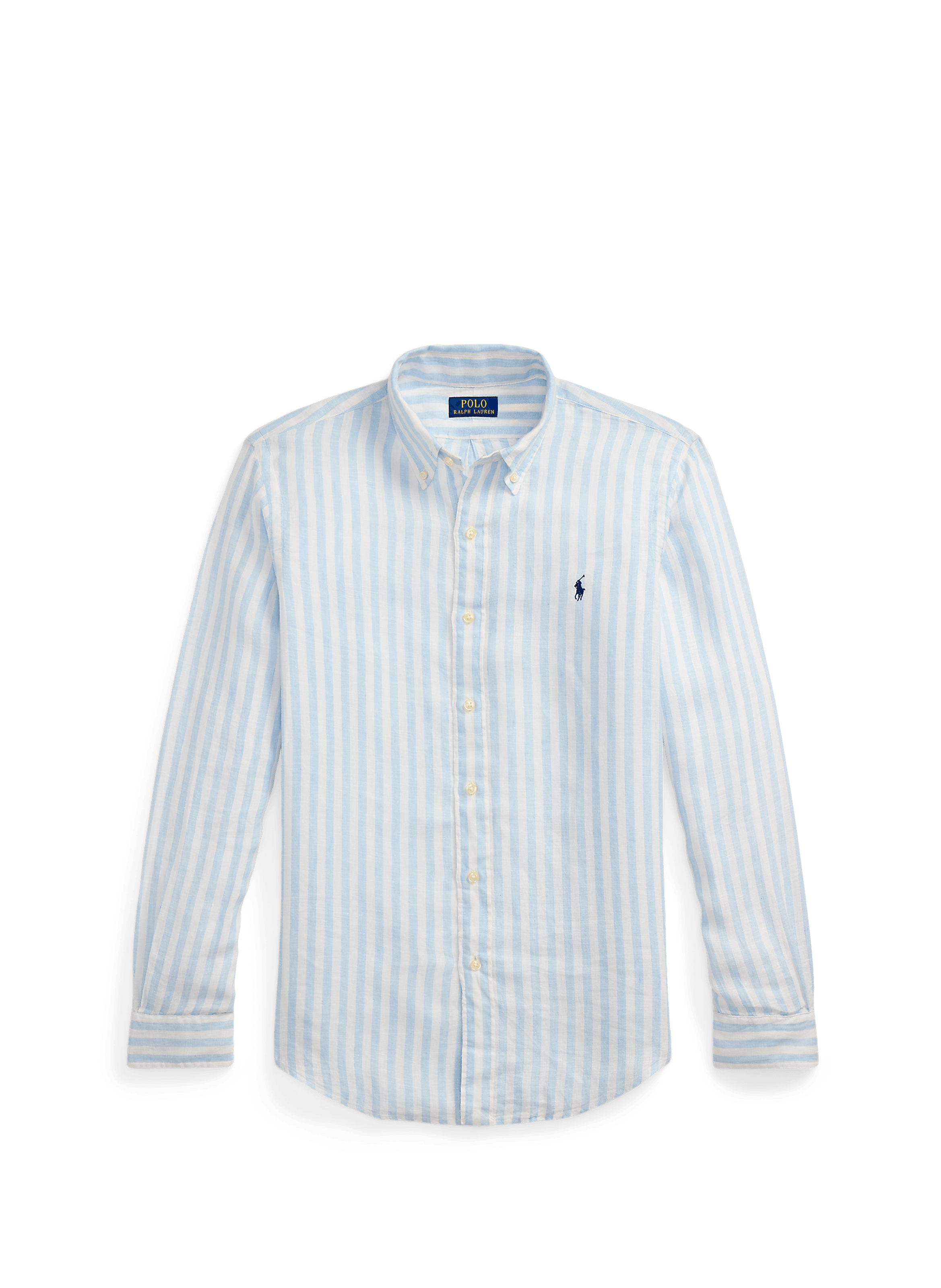 Striped linen shirt POLO RALPH LAUREN Blue