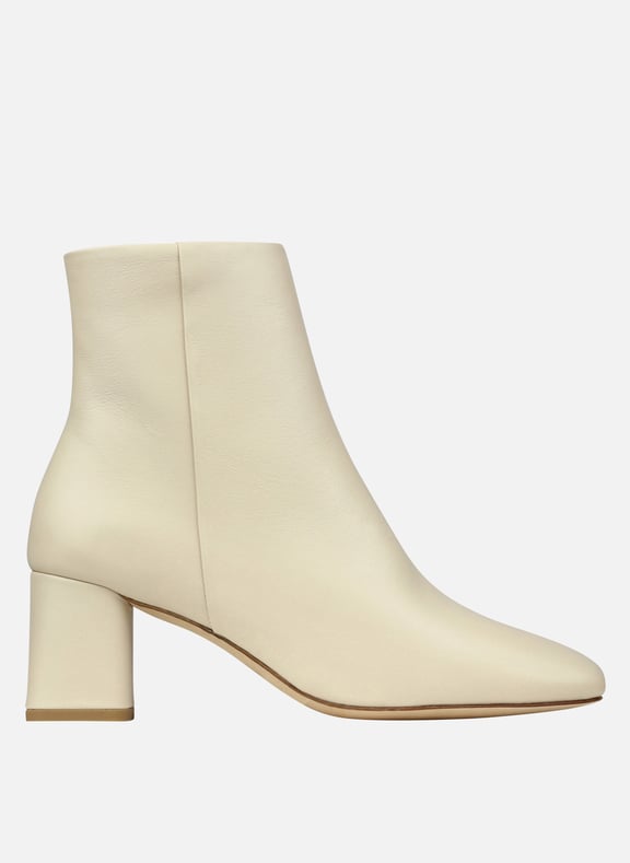 Bottines à talons en cuir melo Beige by REPETTO REPETTO Bottines à talons en cuir melo Beige