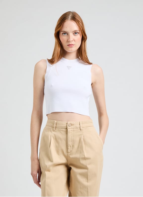 Sleeveless top White by GUESS GUESS Sleeveless top White