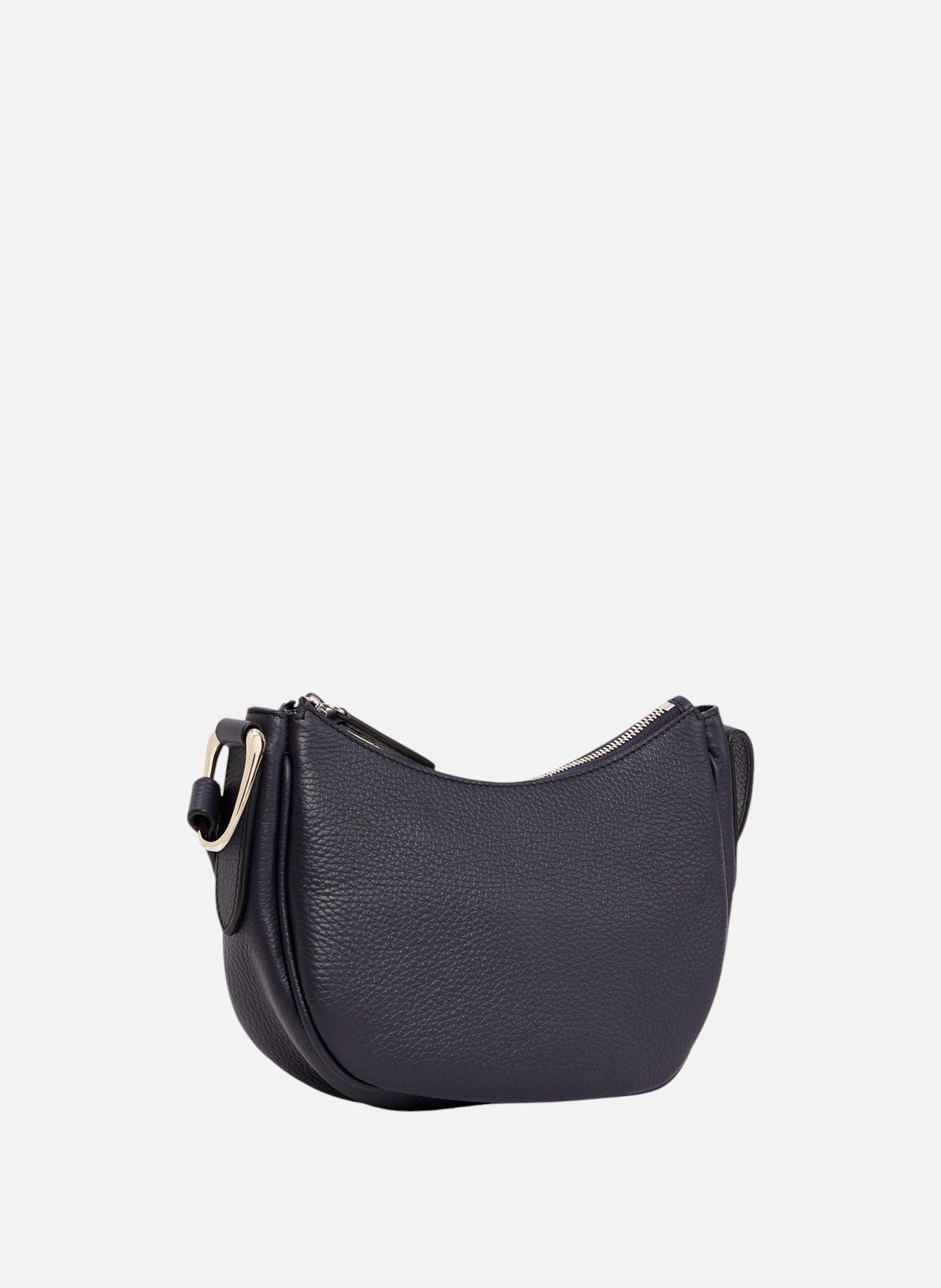 Petit sac bandoulière madeleine en cuir de taurillon grainé LE TANNEUR Bleu