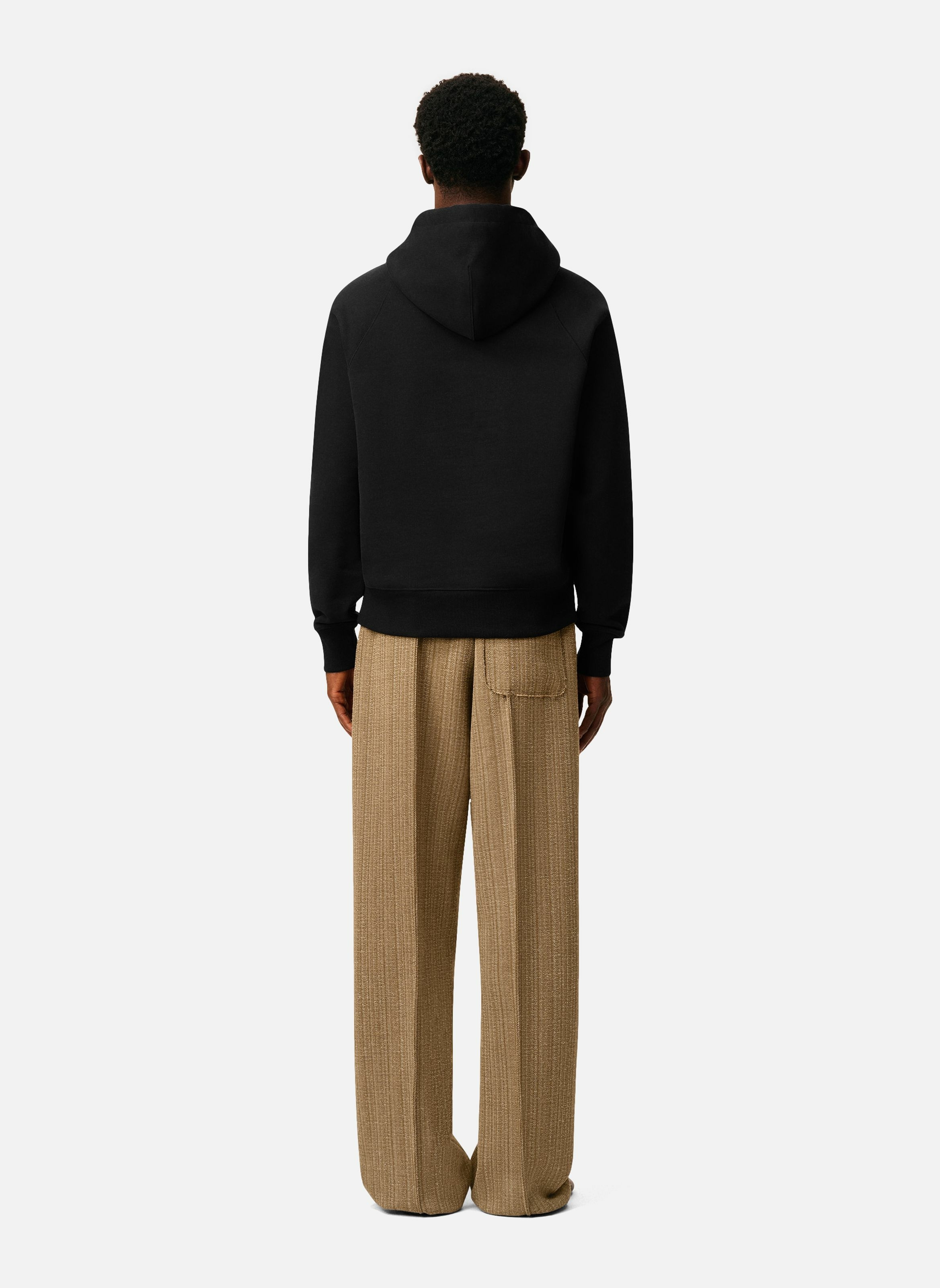 Hoodie ami de coeur en coton unisexe AMI PARIS Noir