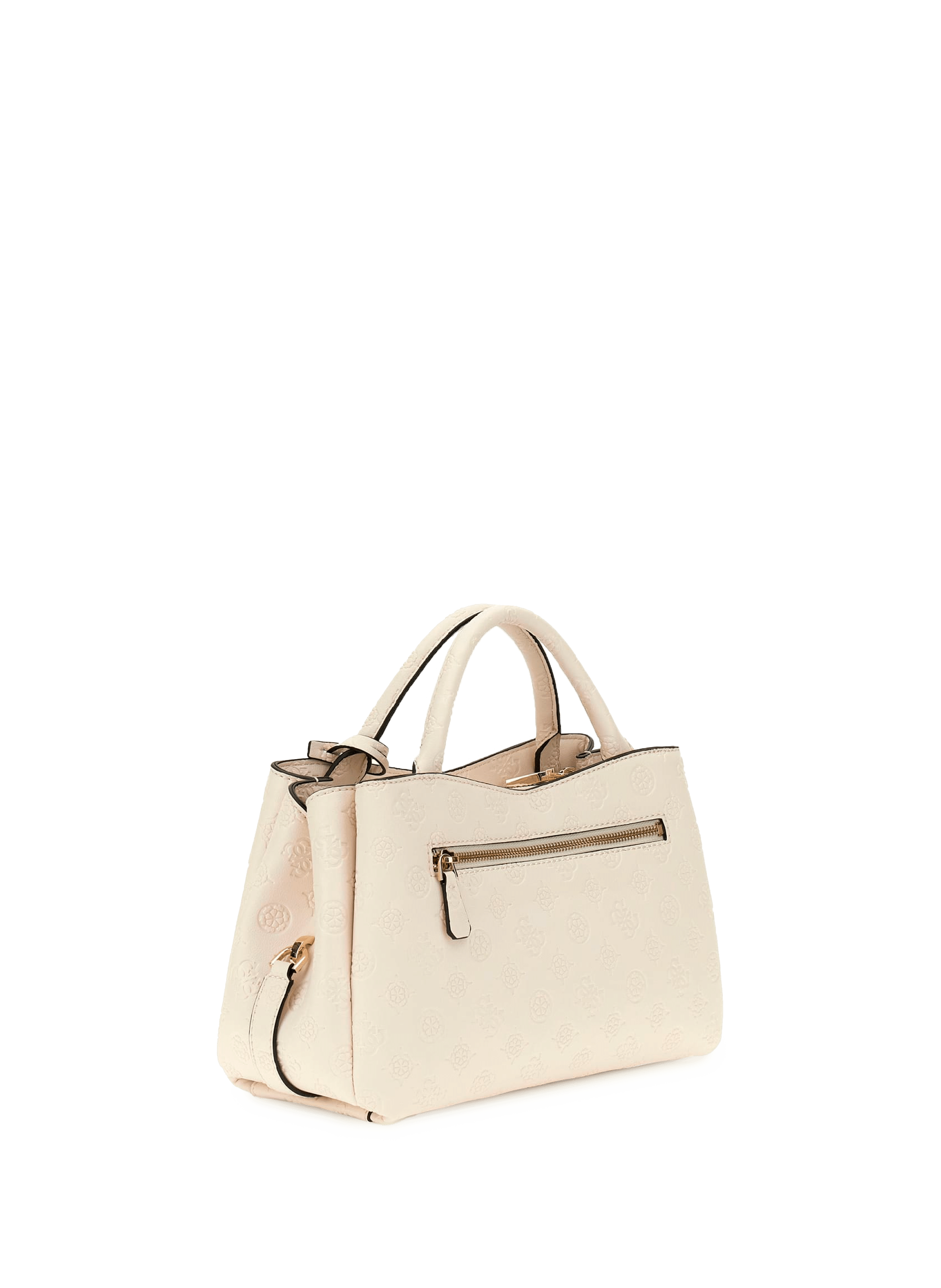 Sac à main à logo GUESS Beige