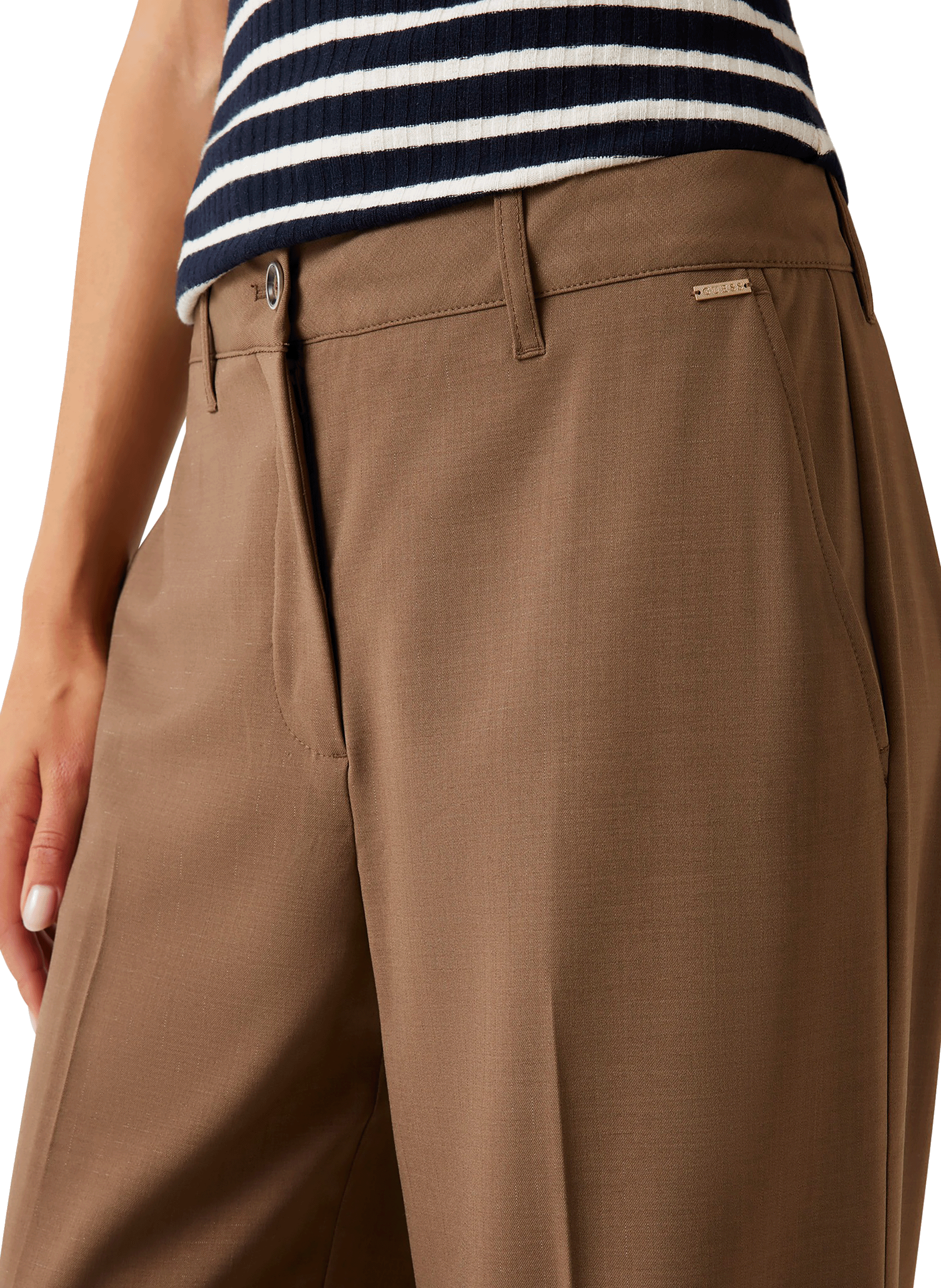 Pantalon de tailleur GUESS Beige