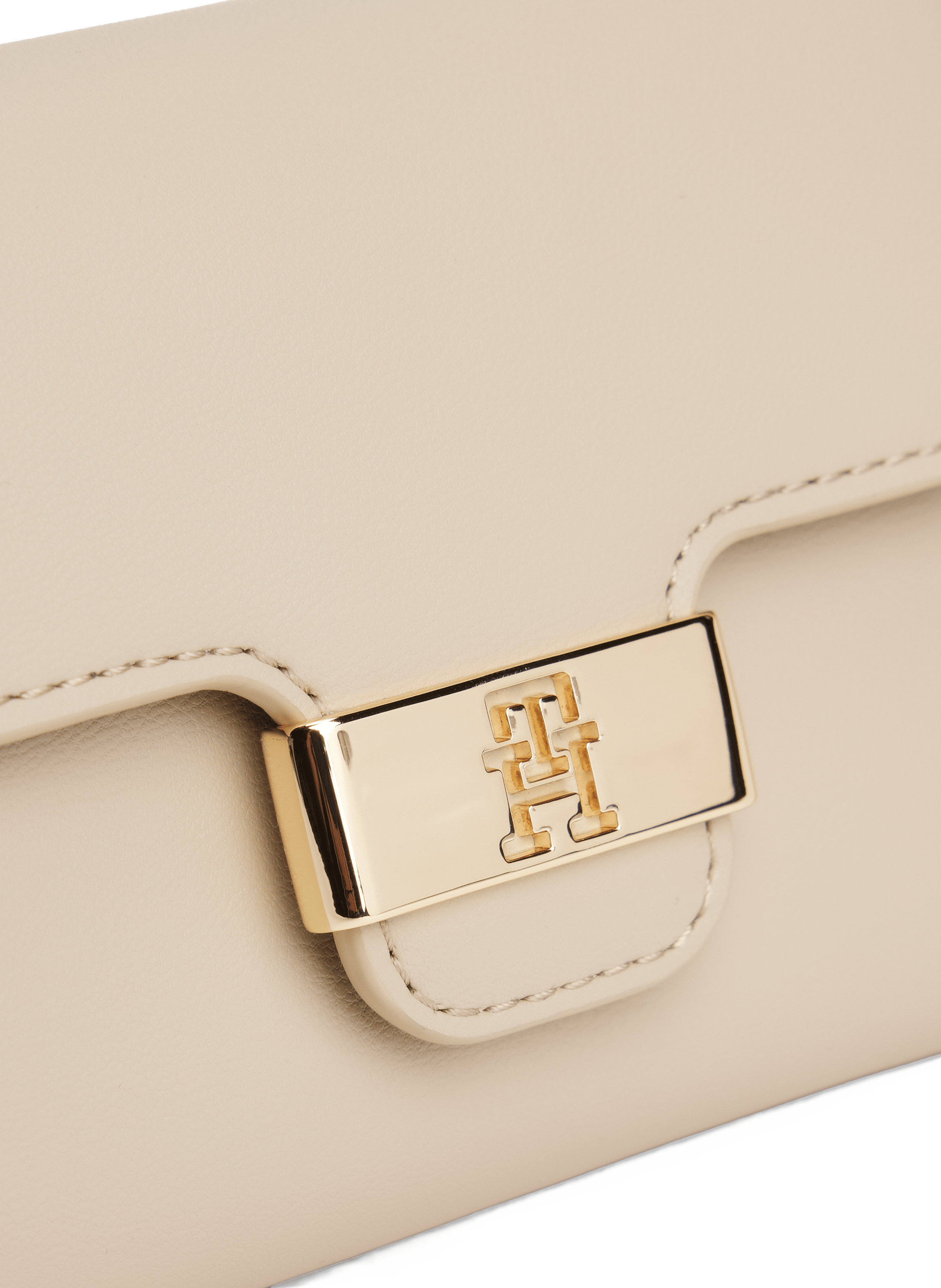 Solid card holder TOMMY HILFIGER Beige