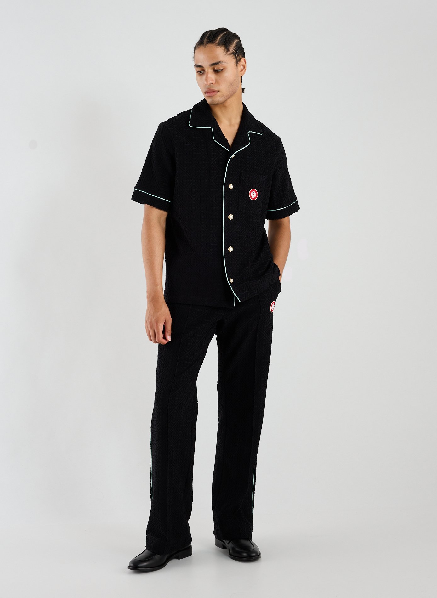 Monogram Jacquard Jogging Pants CASABLANCA PARIS Black