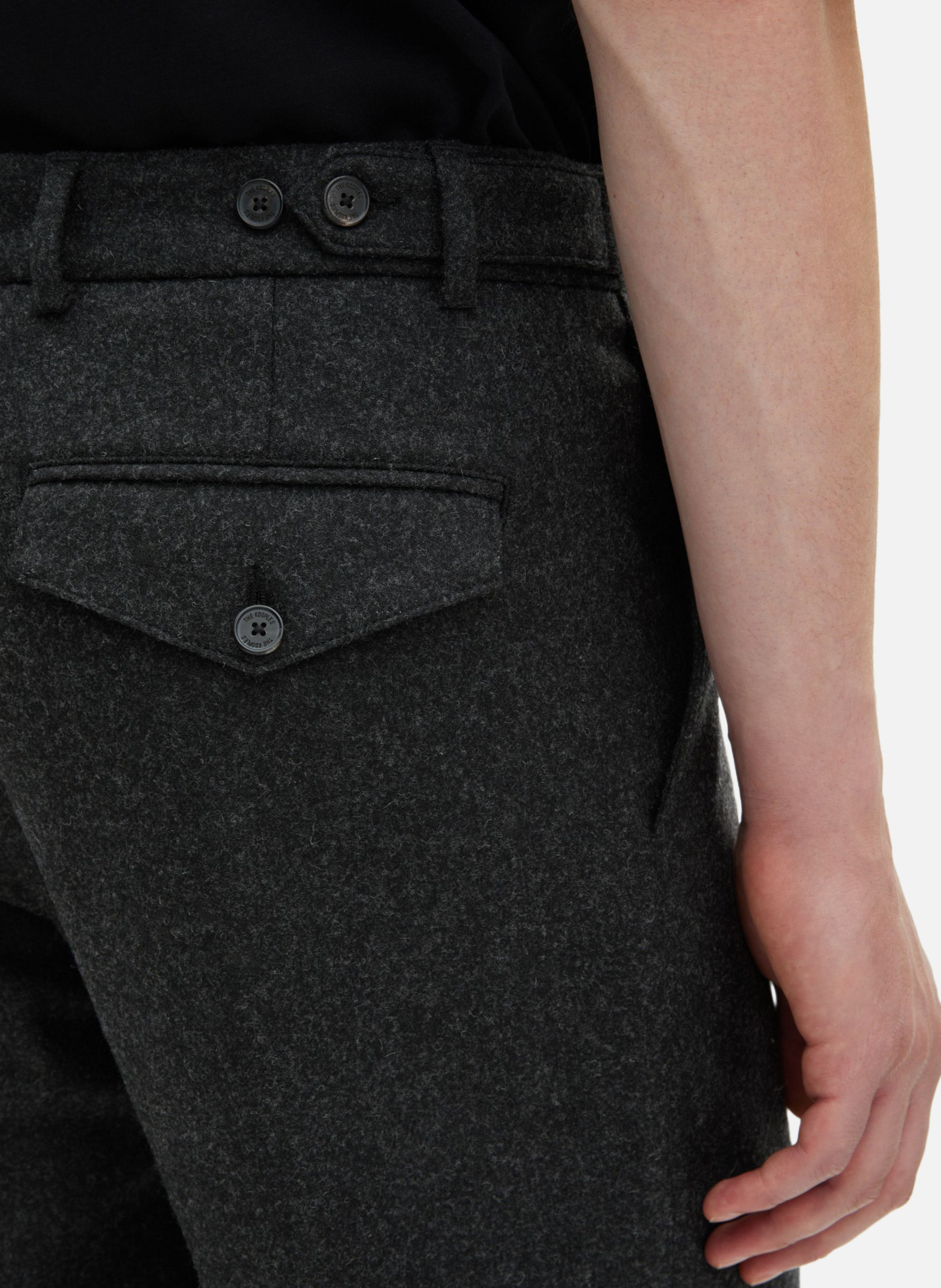 Pantalon ajusté THE KOOPLES Gris