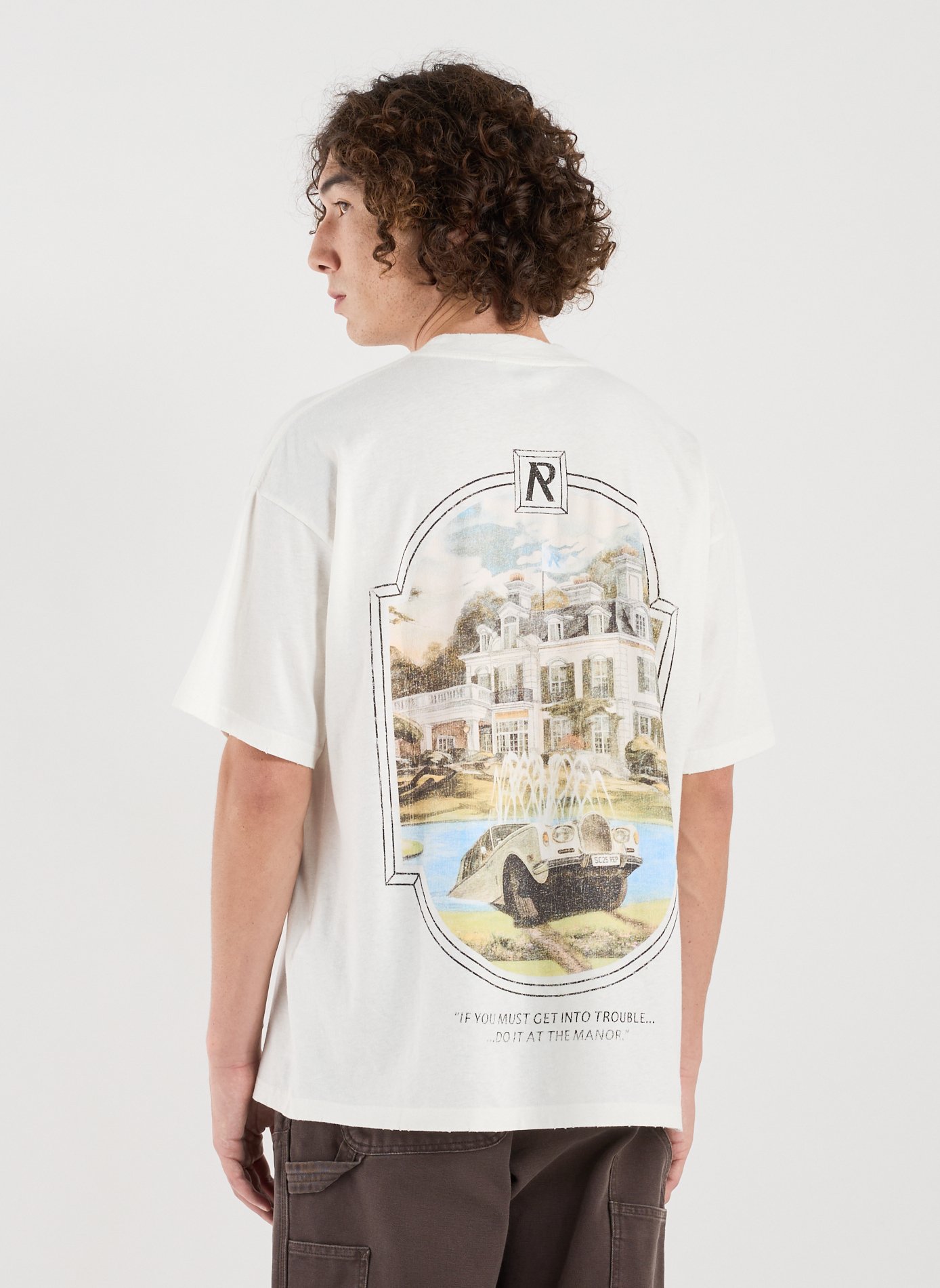 Loose cotton T-shirt REPRESENT White