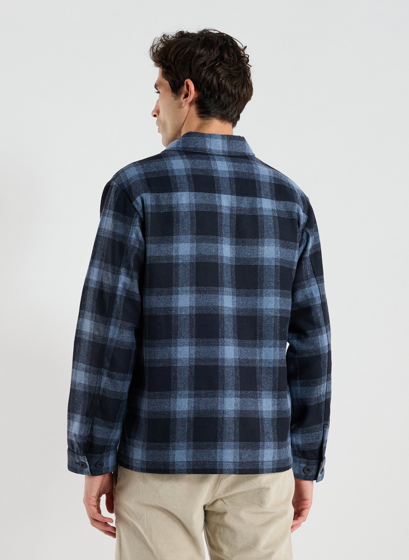 Chemise à carreaux REPLAY Bleu