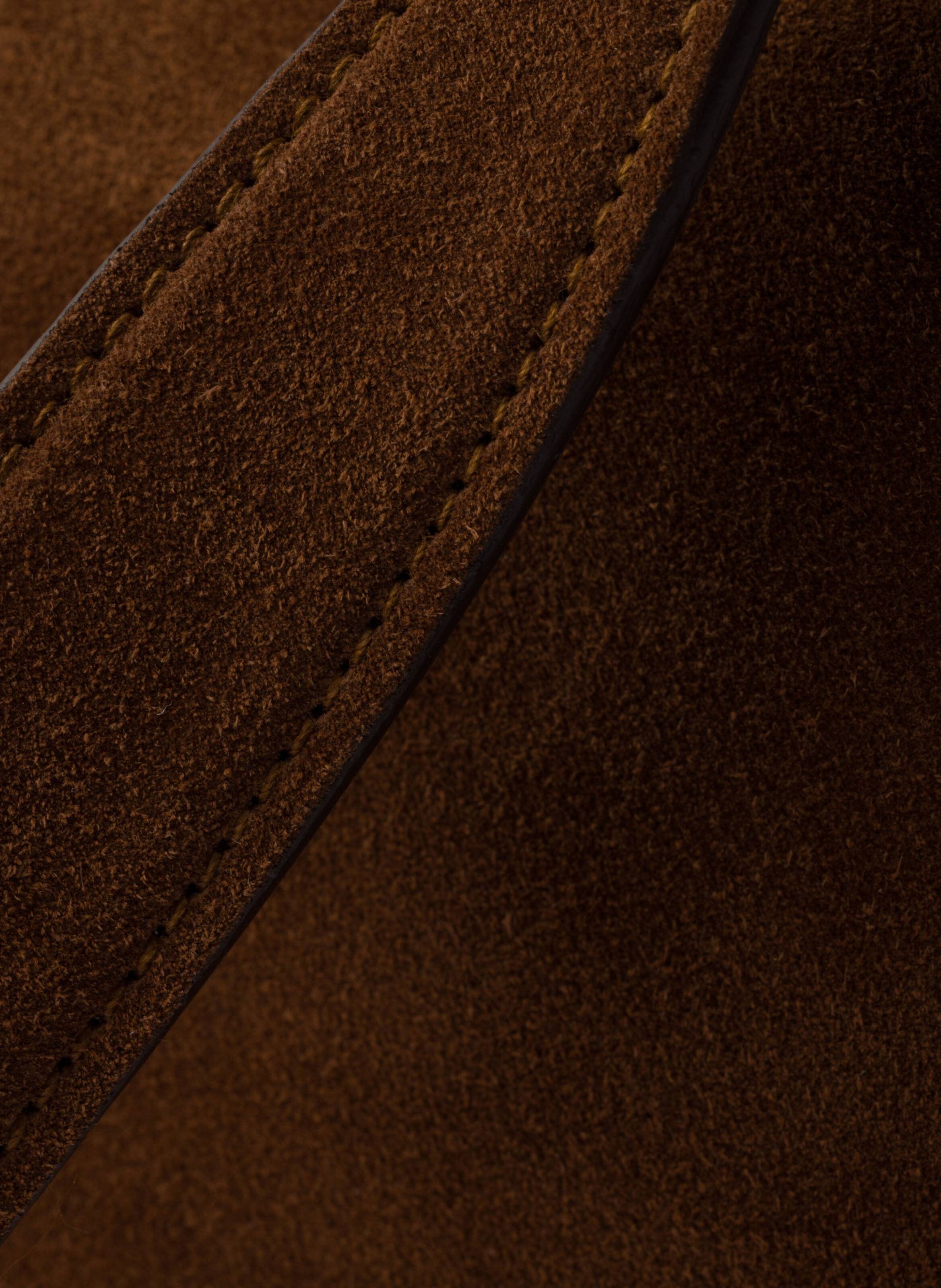 Sac à bandoulière prada aimée en veau velours PRADA Marron