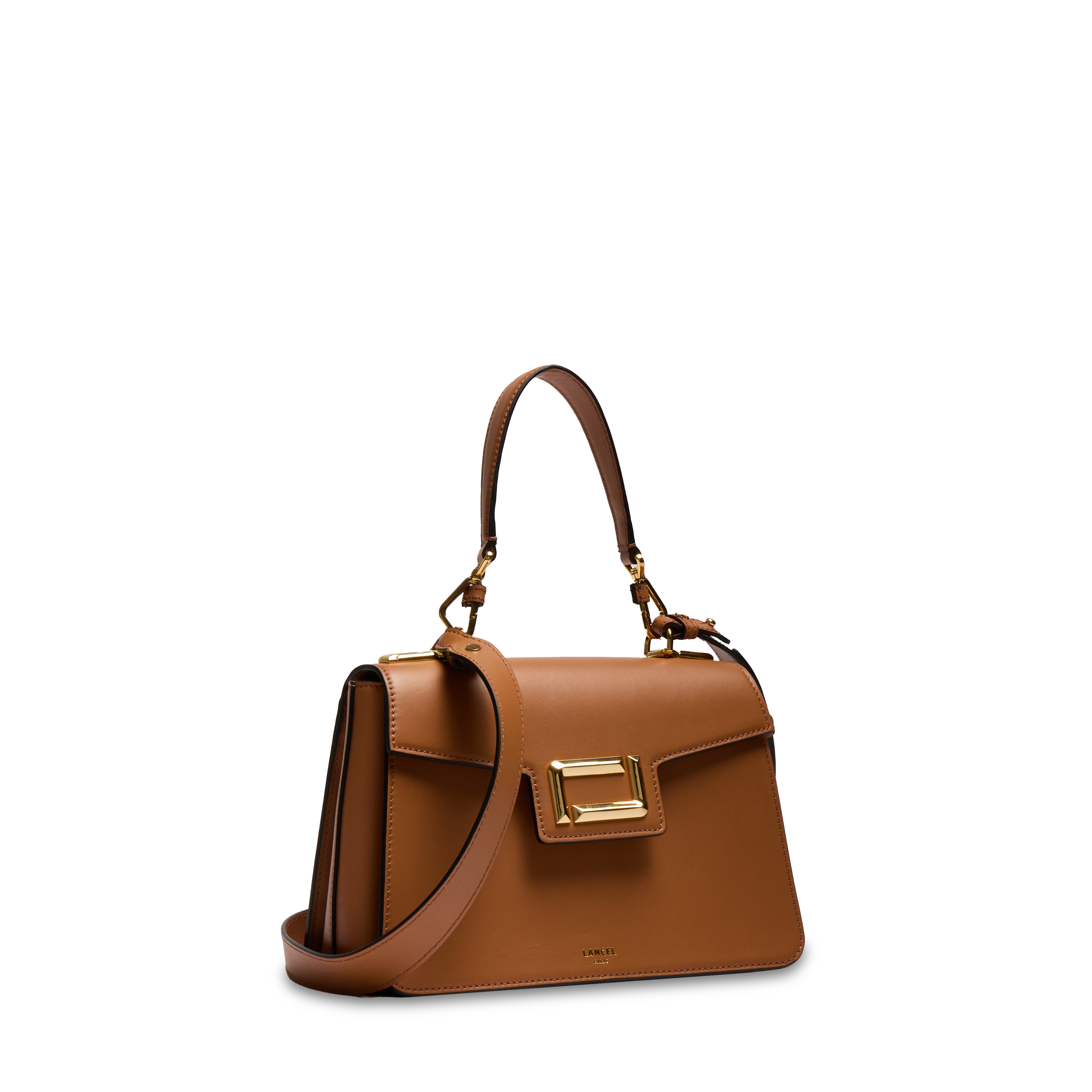 Sac porté main m angèle de lancel en cuir LANCEL Marron