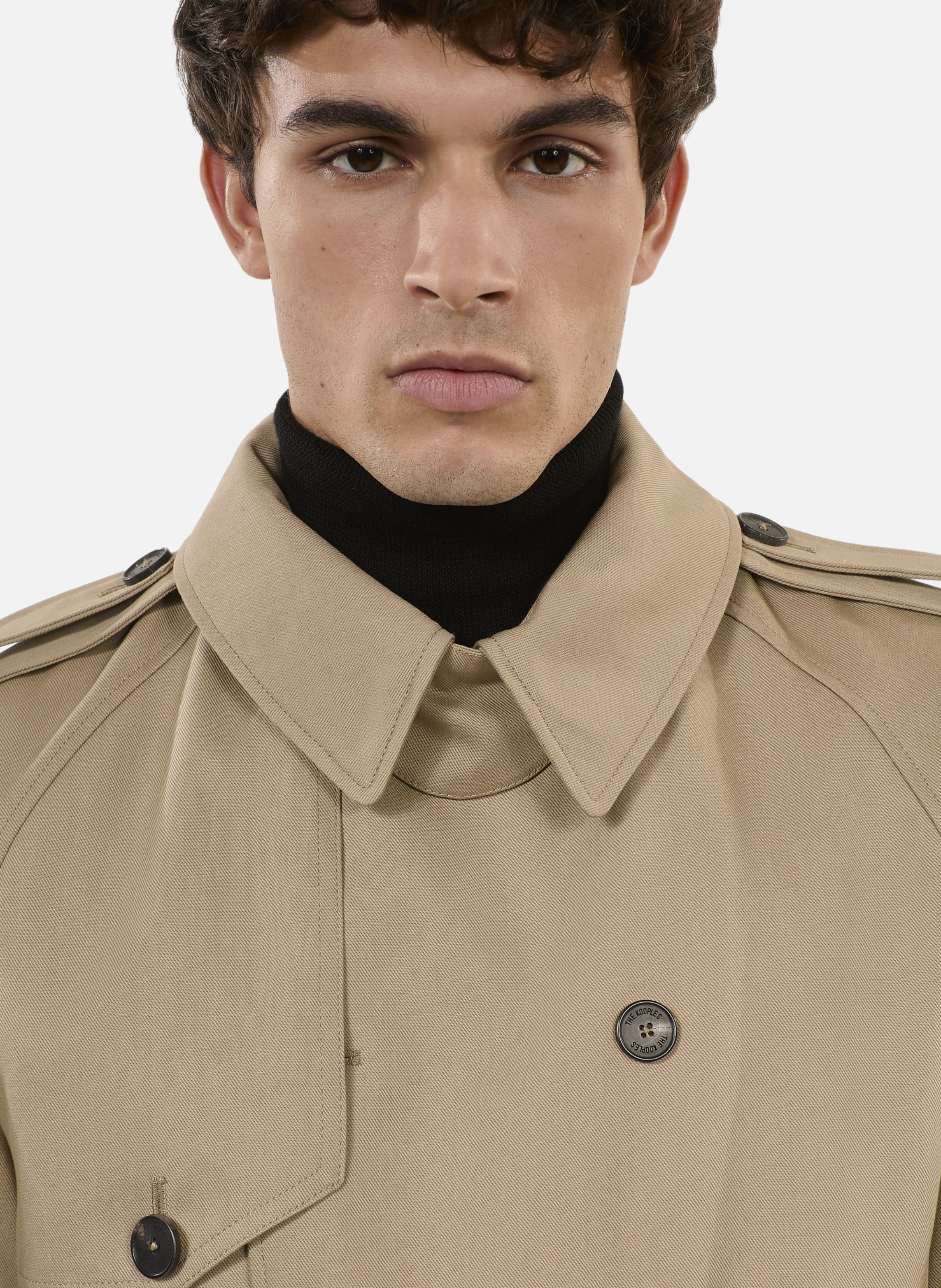 Trench long THE KOOPLES Beige