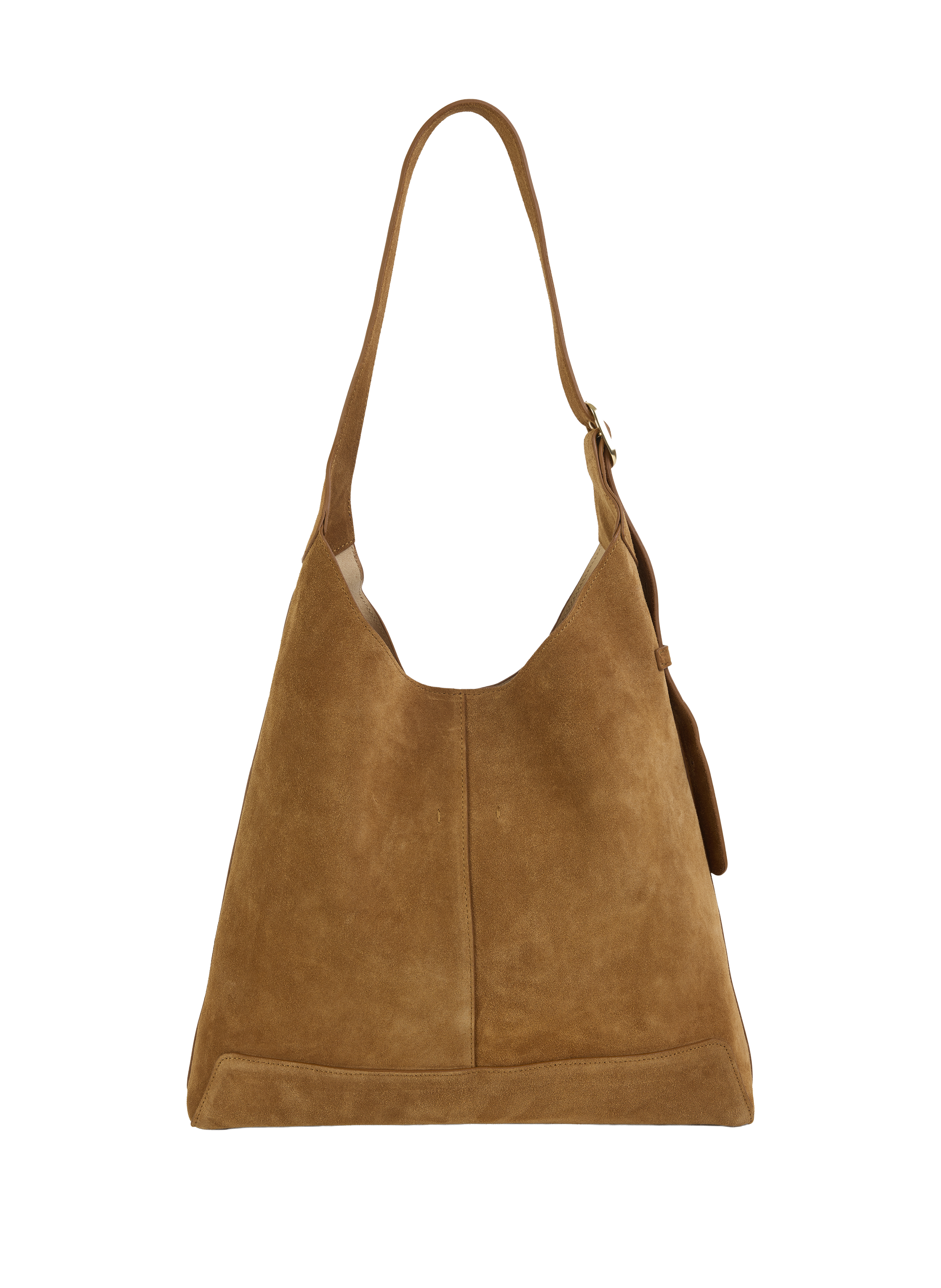 Sac Donna porté épaule en cuir suédé NAT & NIN Marron