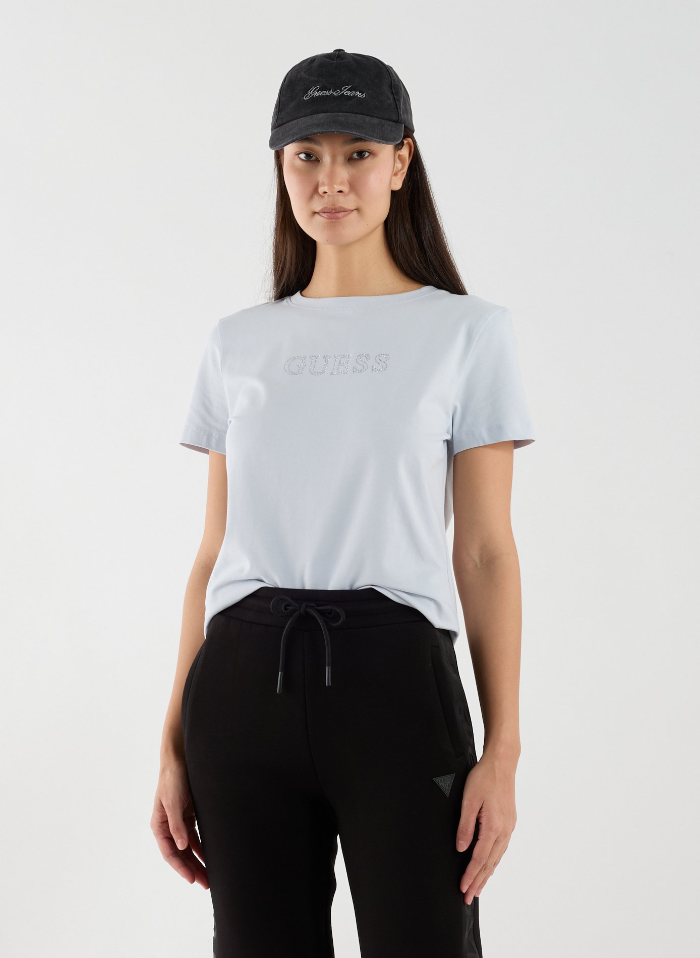 Classic Cotton T-Shirt GUESS Beige