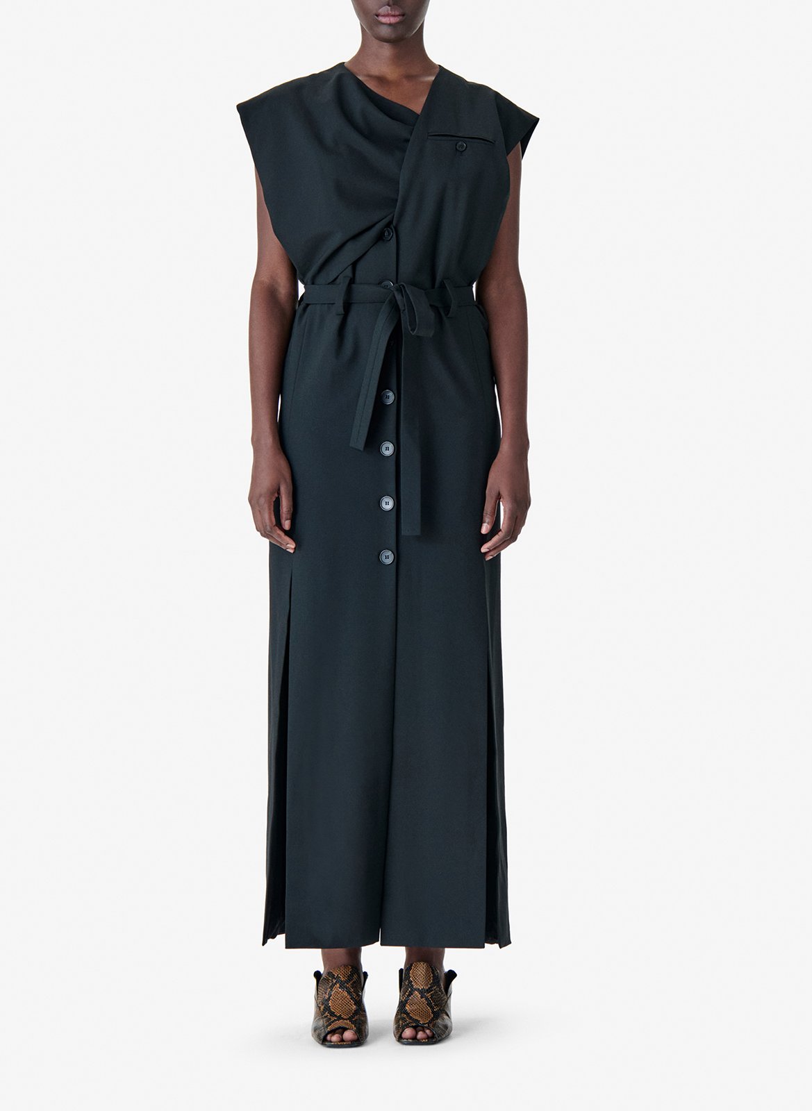 Robe longue col ajustable amilia IRO Noir