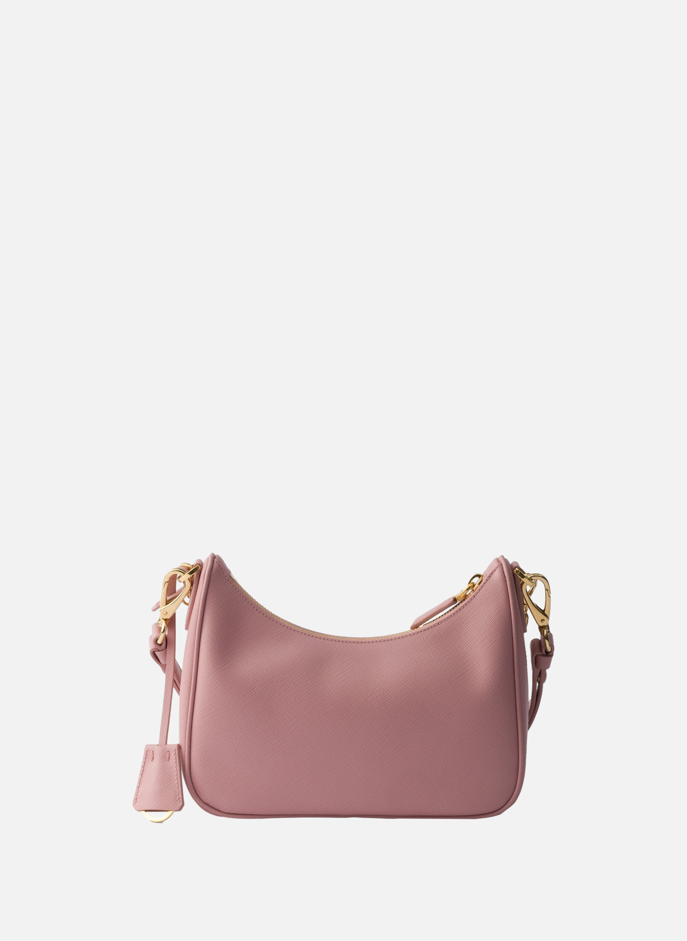 Mini sac prada re-edition en cuir saffiano PRADA Rose