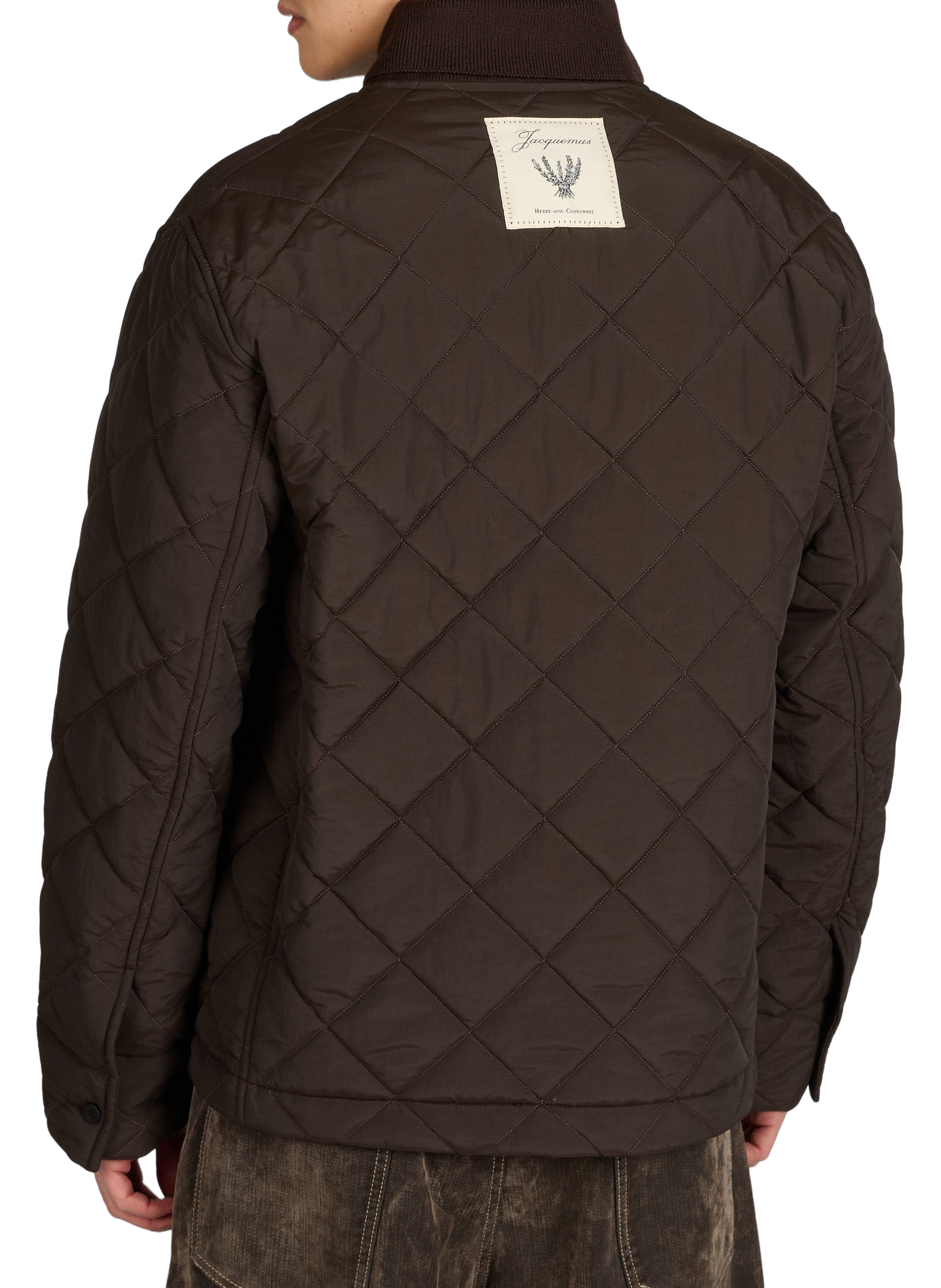 Bastide Quilted Straight Jacket JACQUEMUS Brown