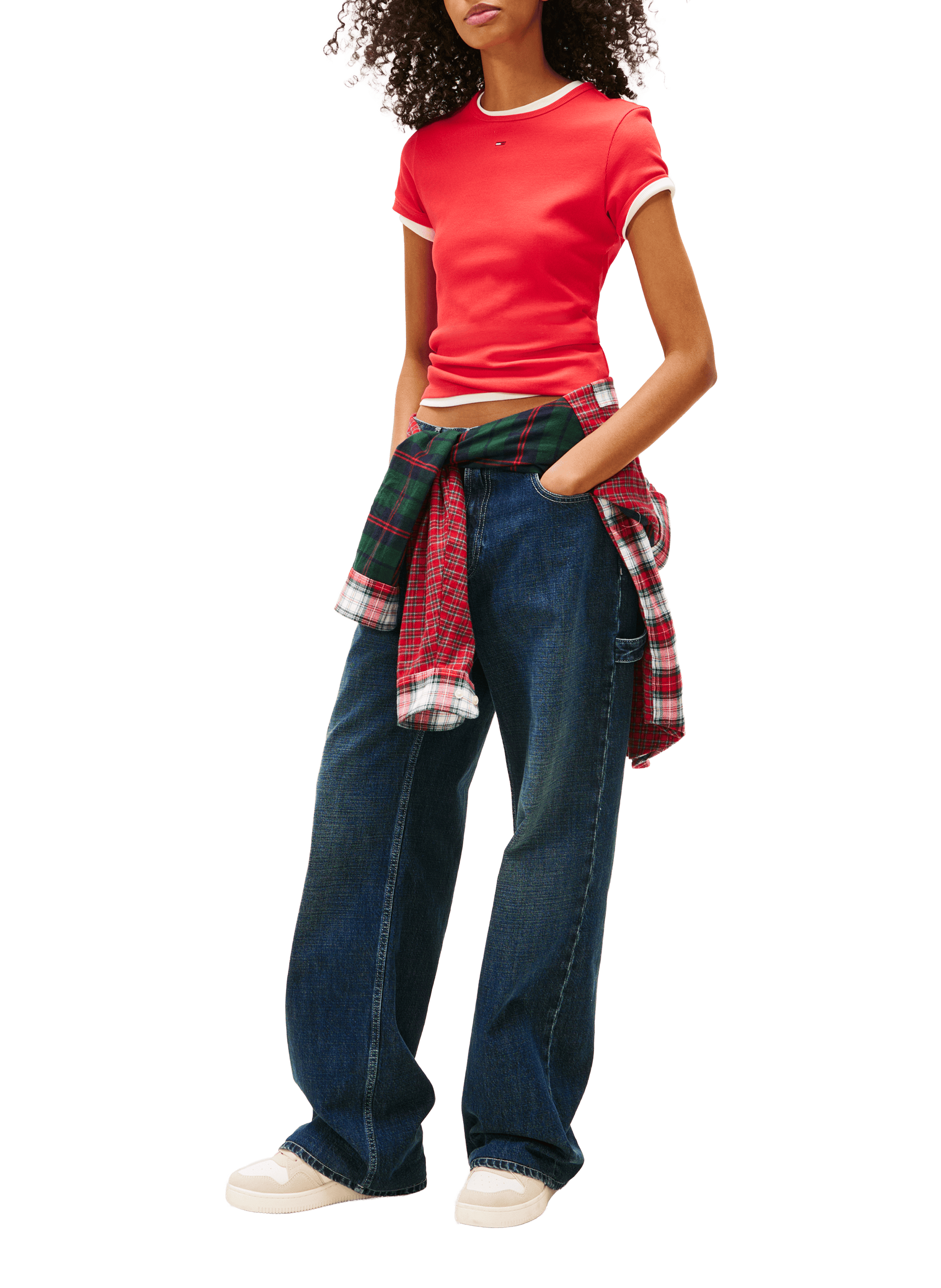  Logo T-shirt TOMMY HILFIGER Red