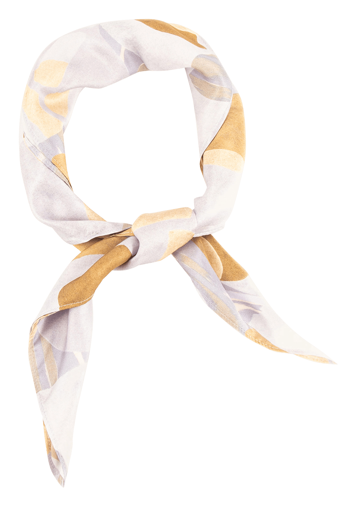 Foulard carré à imprimé exclusif en crêpe scarvi SESSUN Multicolore