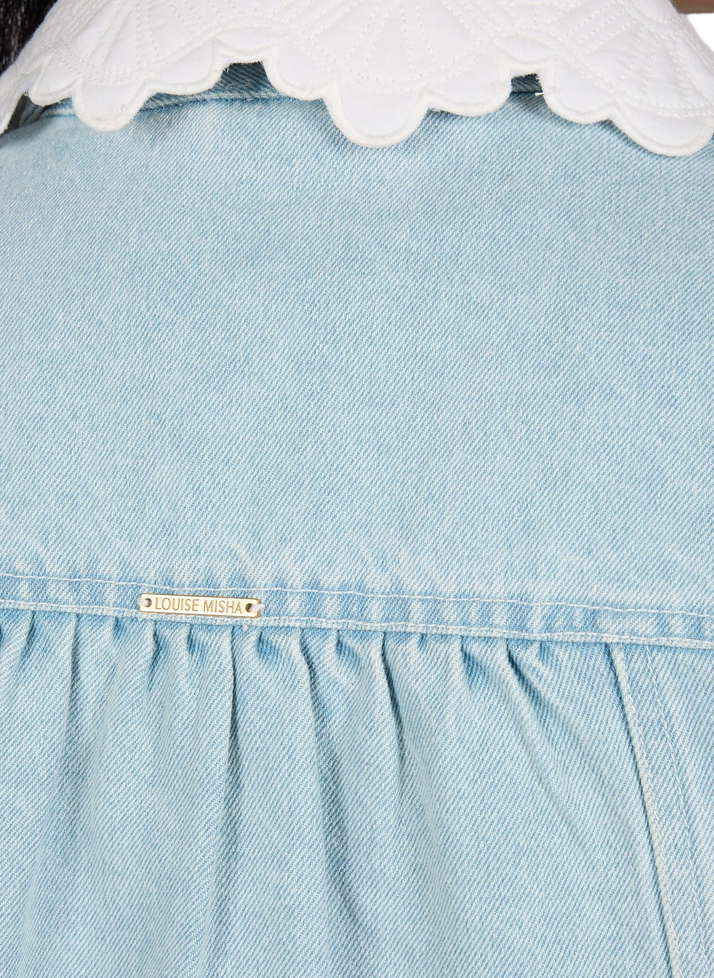 Veste Hannea en denim de coton LOUISE MISHA Bleu