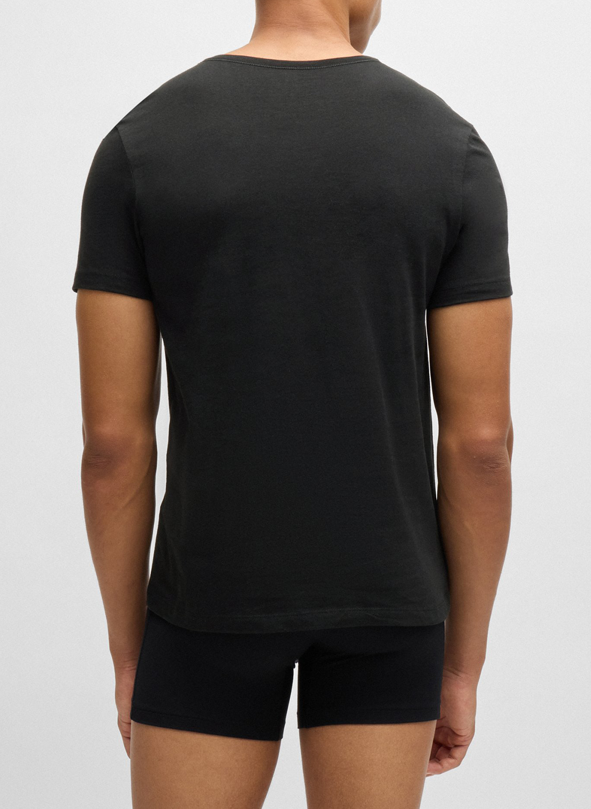 Lot de 3 tee-shirt col rond en coton BOSS Beige