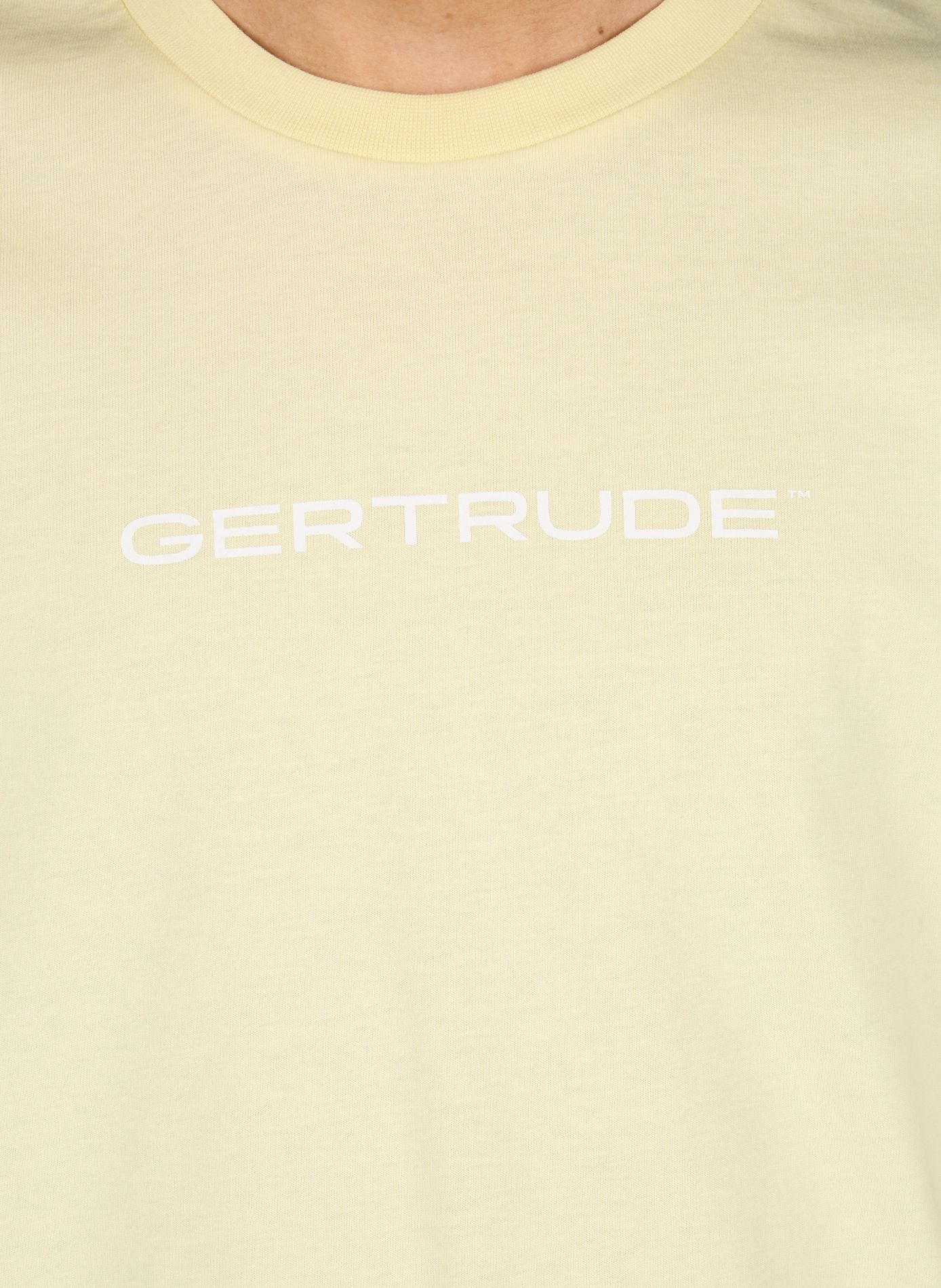 Cotton round-neck T-shirt GERTRUDE ET GASTON Yellow