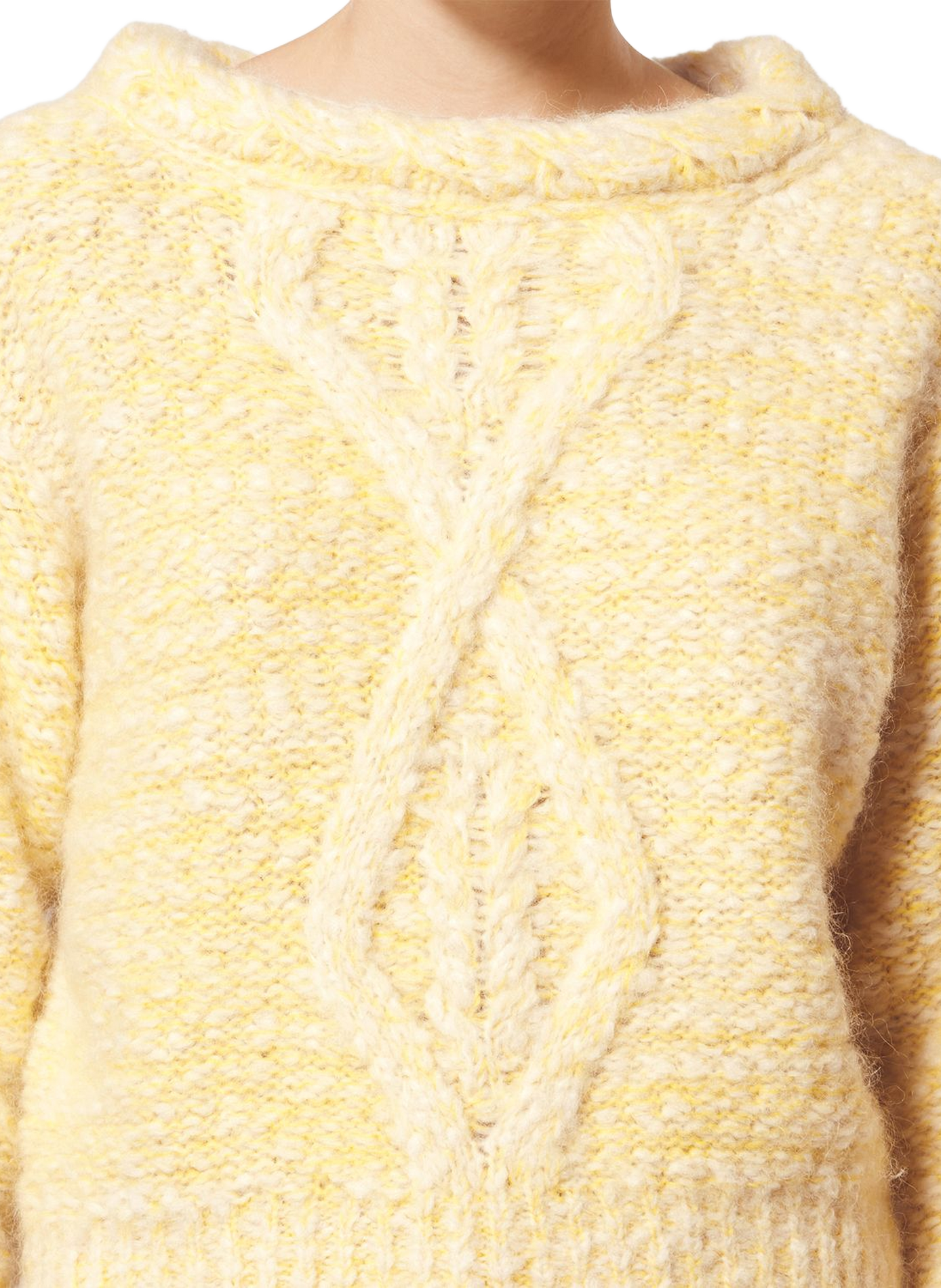 Dorota alpaca and mohair sweater ISABEL MARANT Yellow