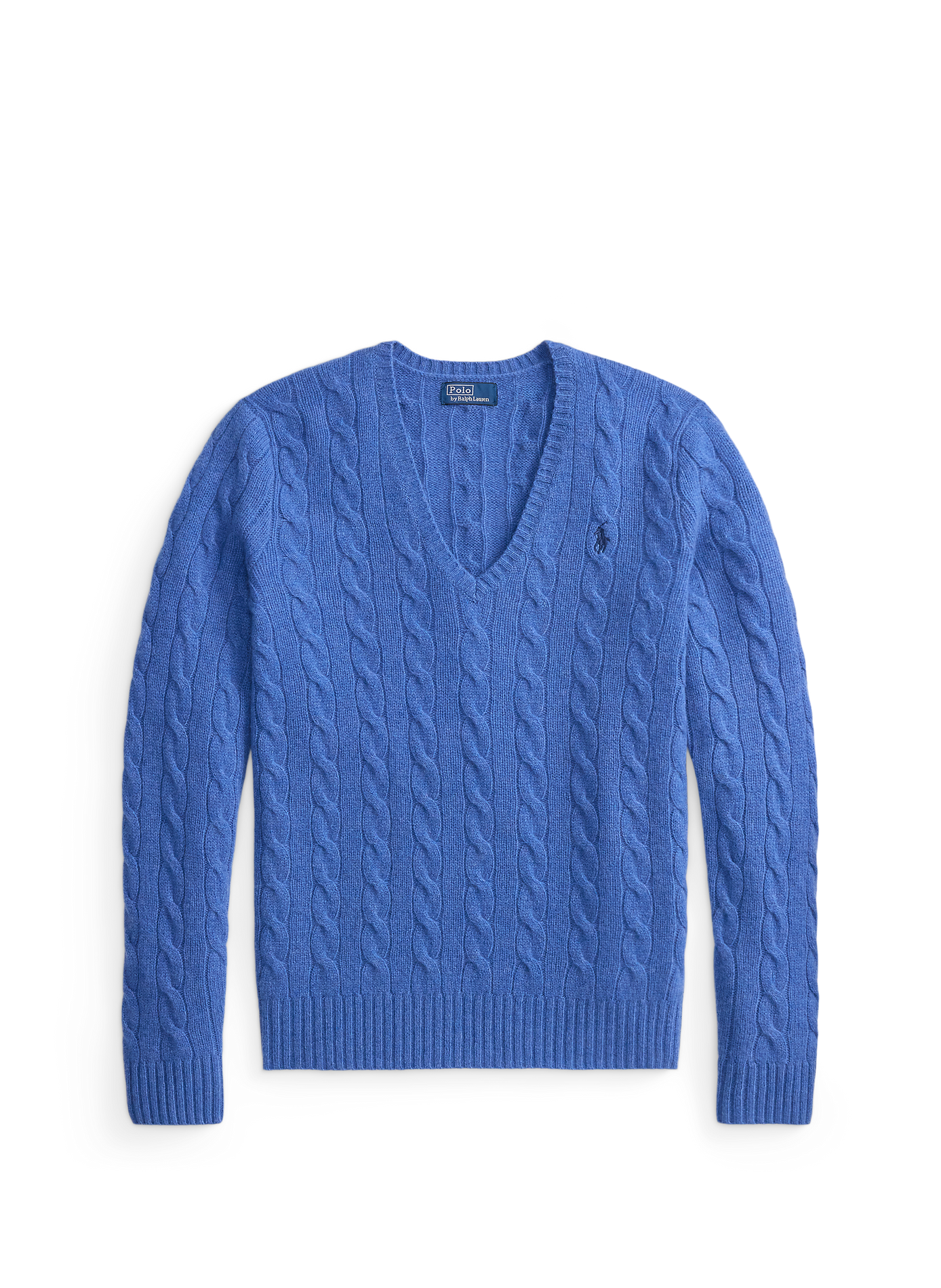 Wool and cashmere V-neck jumper  POLO RALPH LAUREN Blue
