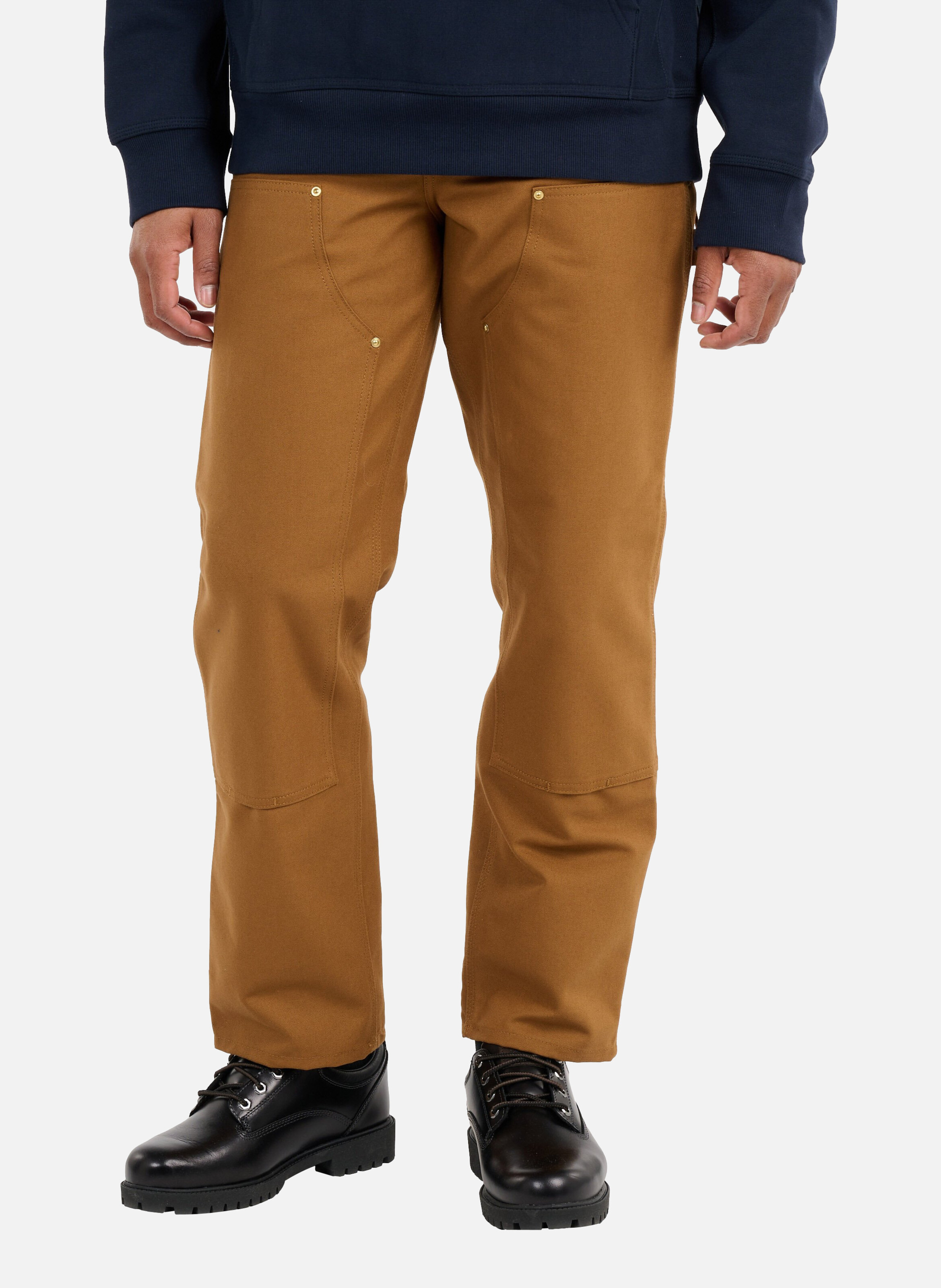 Pantalon double knee pant | Marron CARHARTT WIP Homme