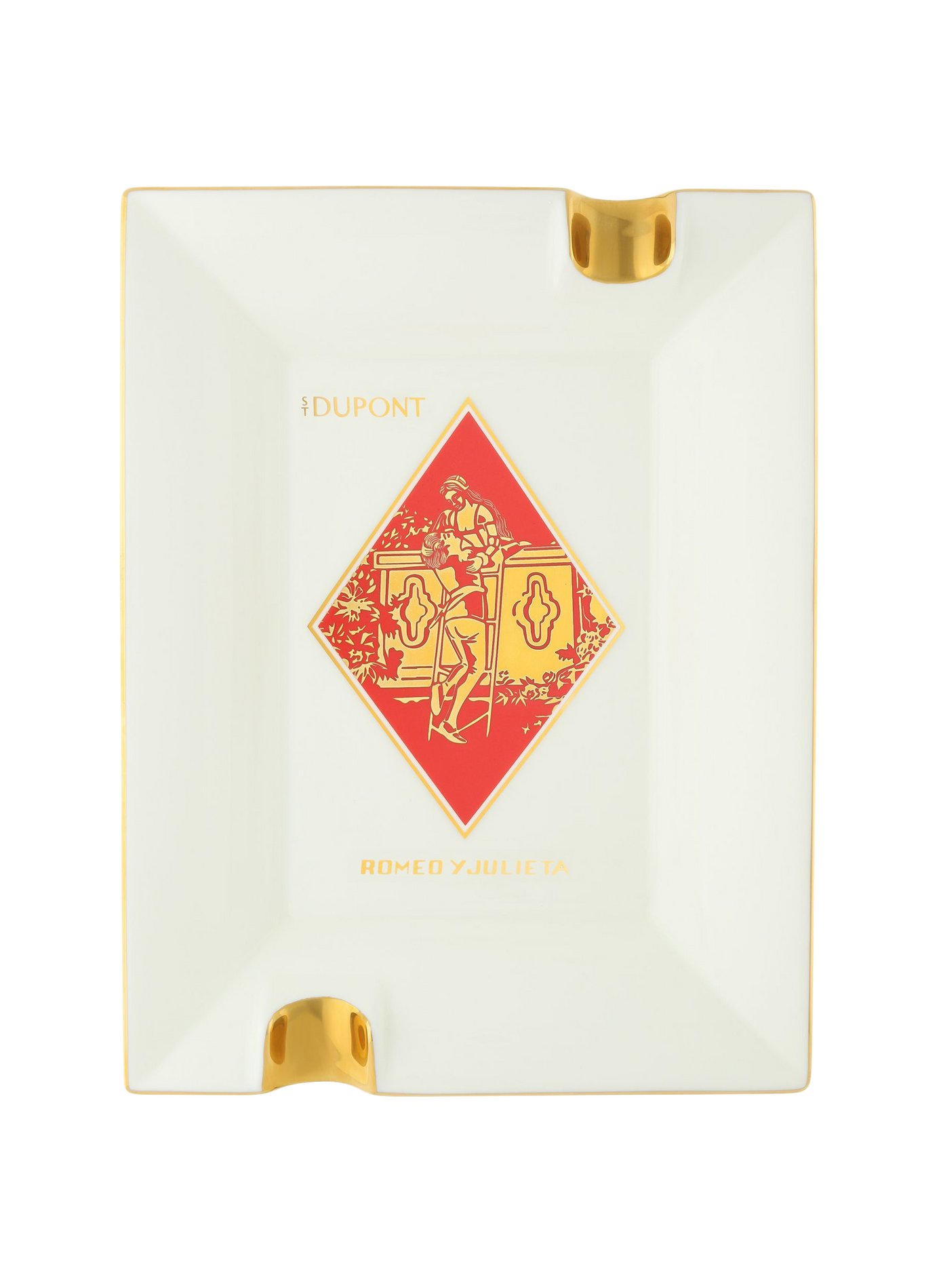 Cendrier Romeo y Julieta en porcelaine S.T. DUPONT White