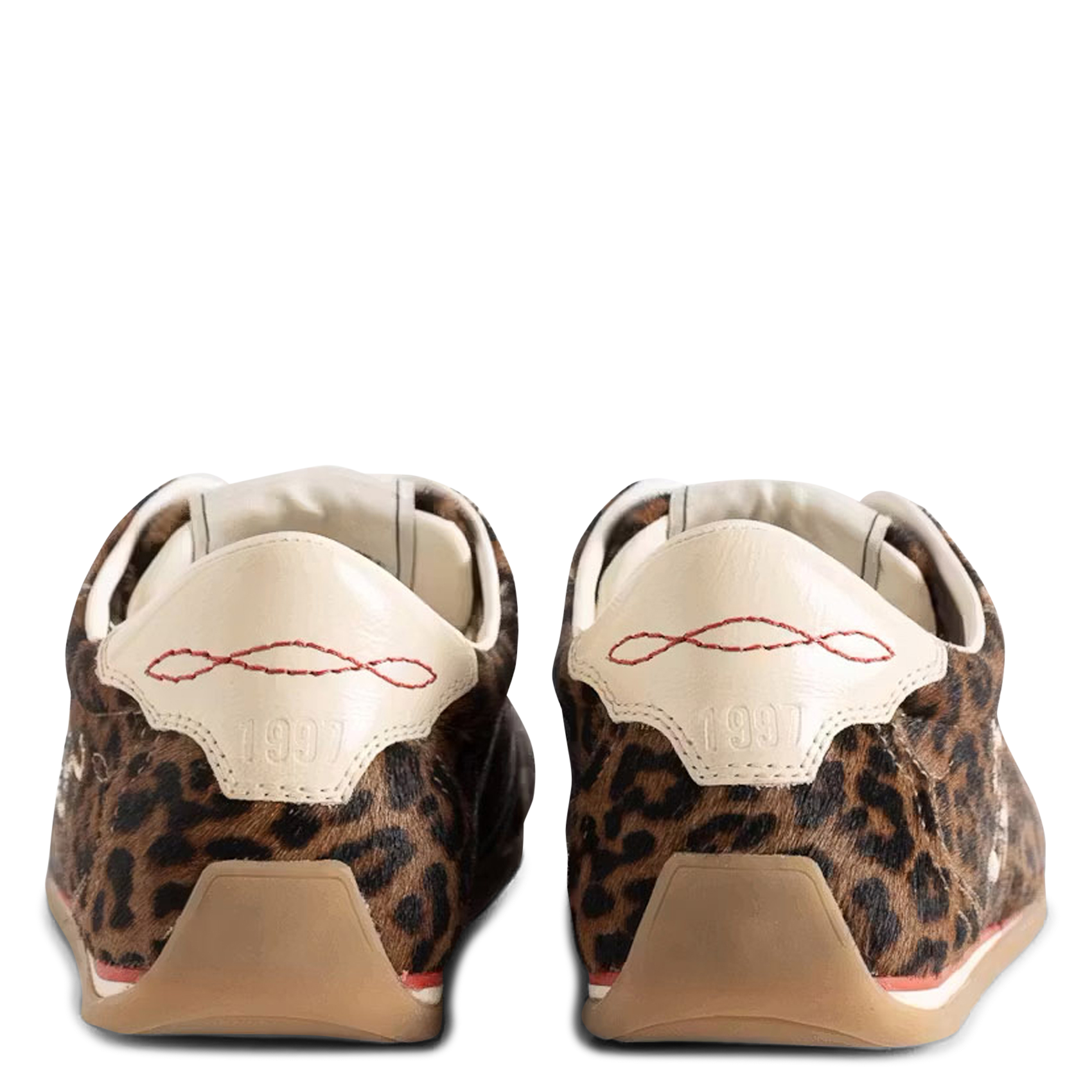 Luipaardprint lage sneakers zv dance ZADIG&VOLTAIRE Bruin