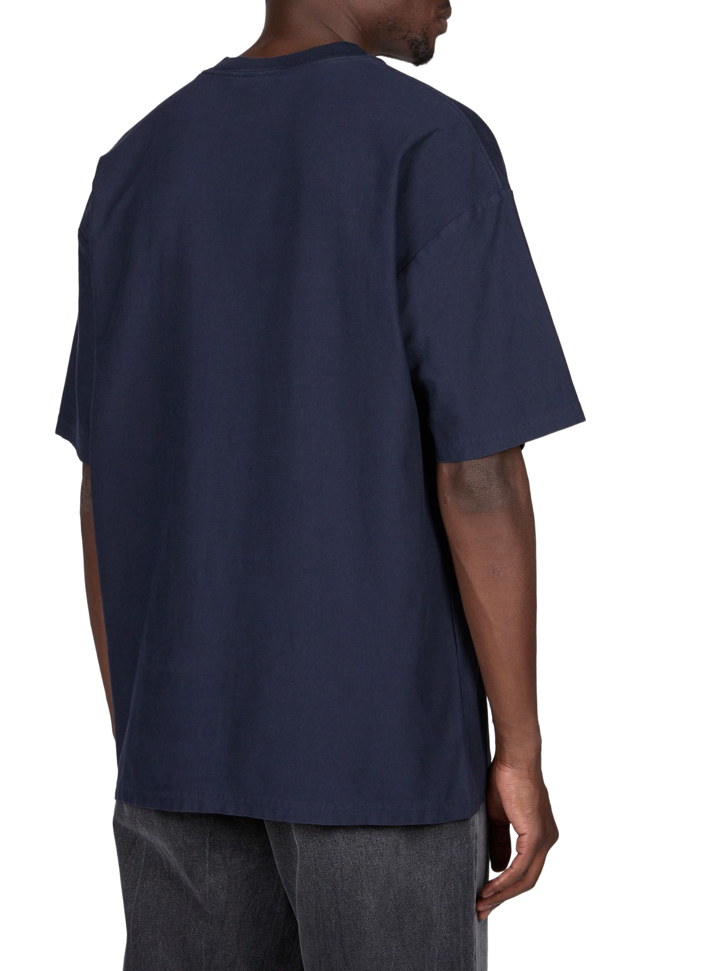 Rundhalsausschnitt T-Shirt aus Baumwolle CARHARTT WIP Blau