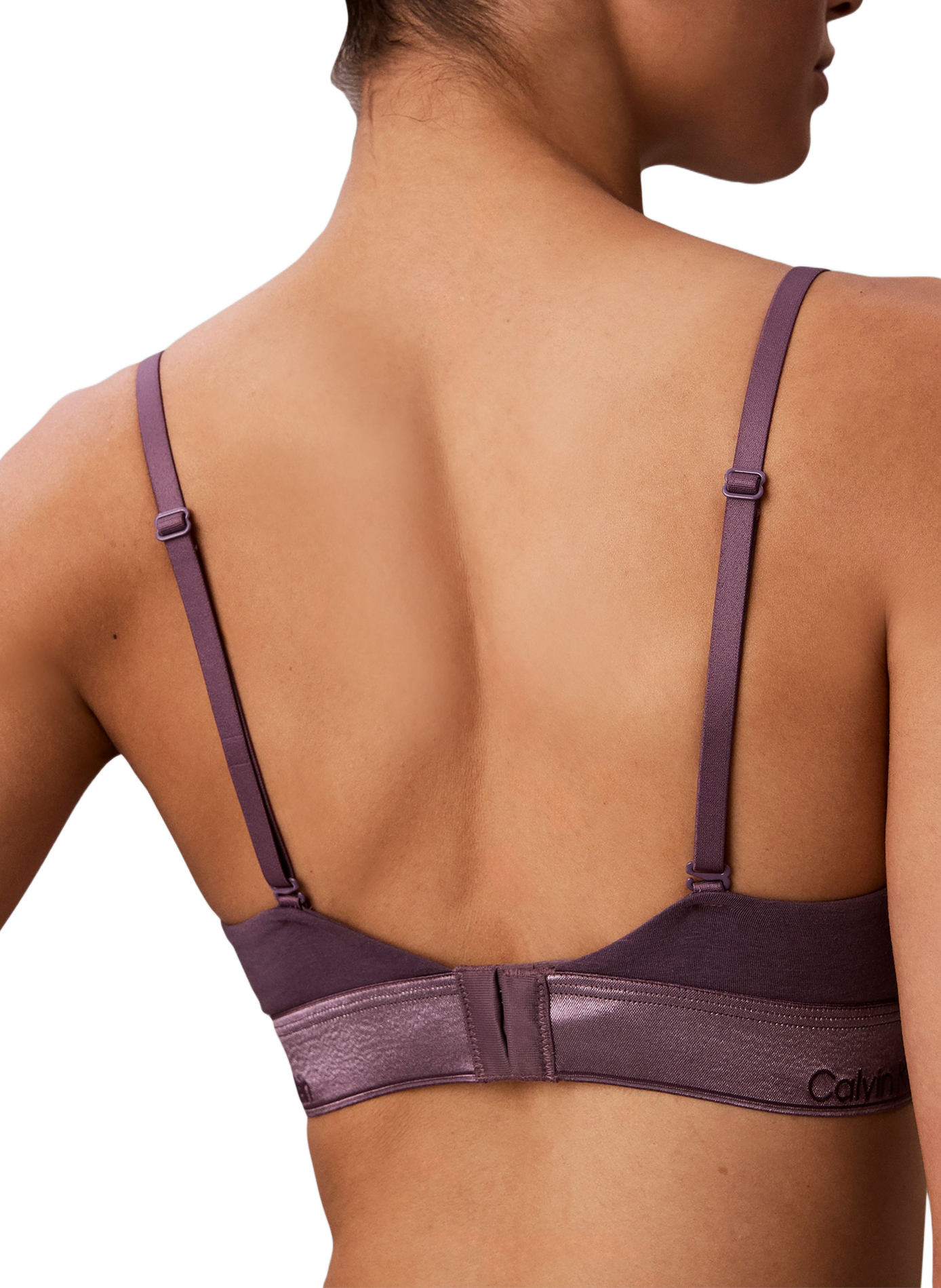 Brassière en coton mélangé CALVIN KLEIN Violet