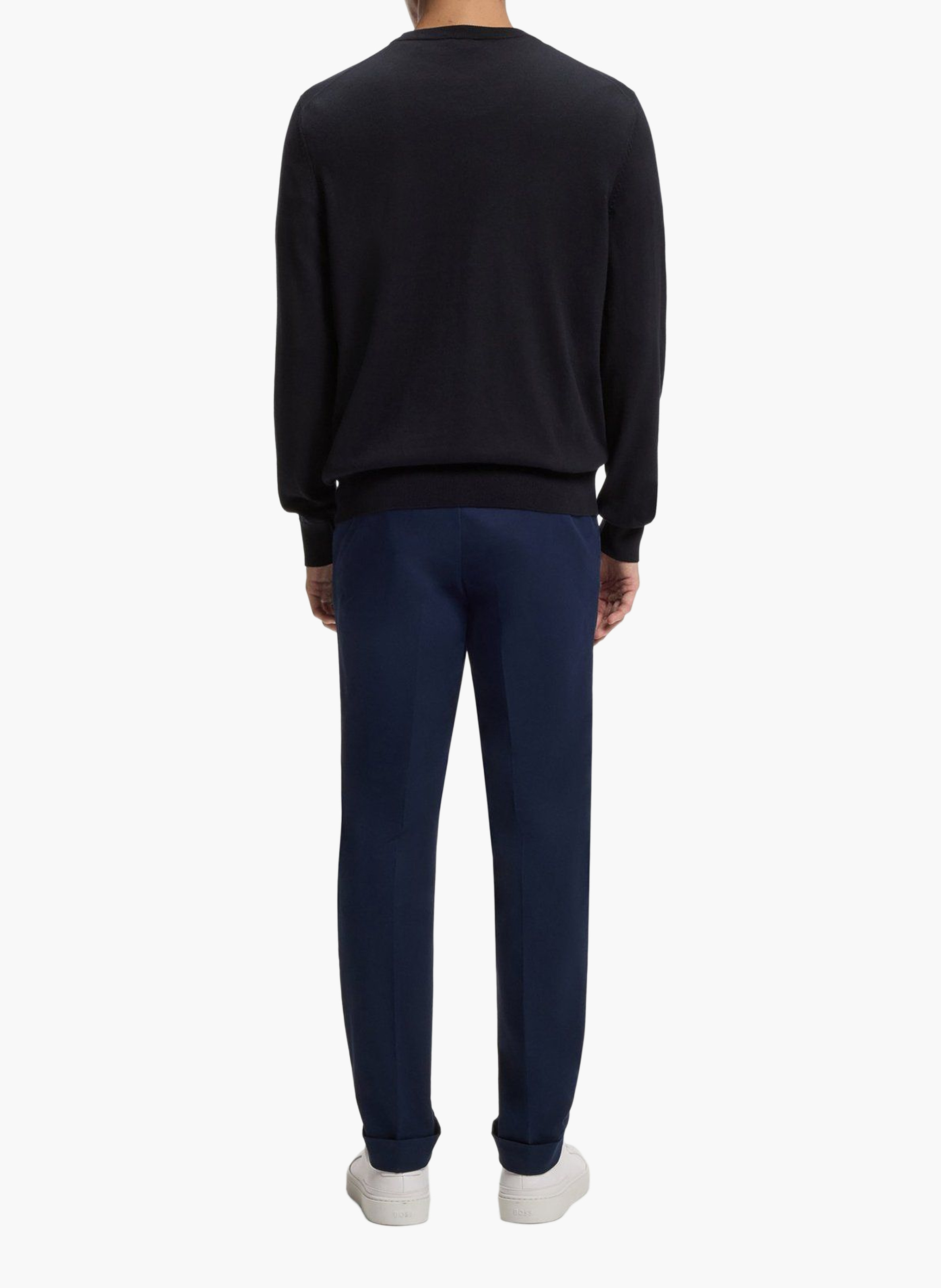 Boss Boss Pull col rond en coton