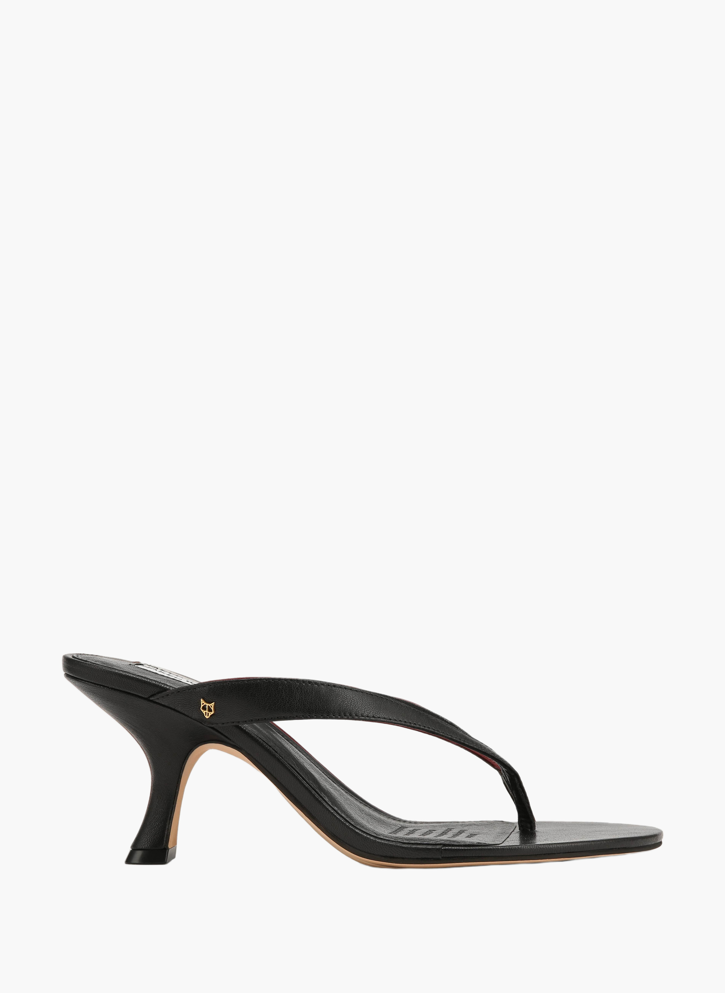 Mandy Pumps aus Leder NAKED WOLFE Schwarz