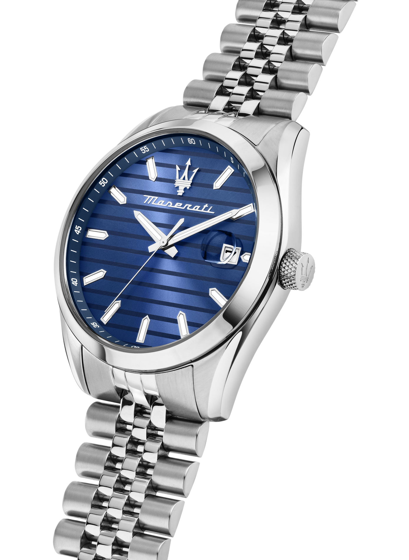Montre quartz en acier inoxydable MASERATI Bleu