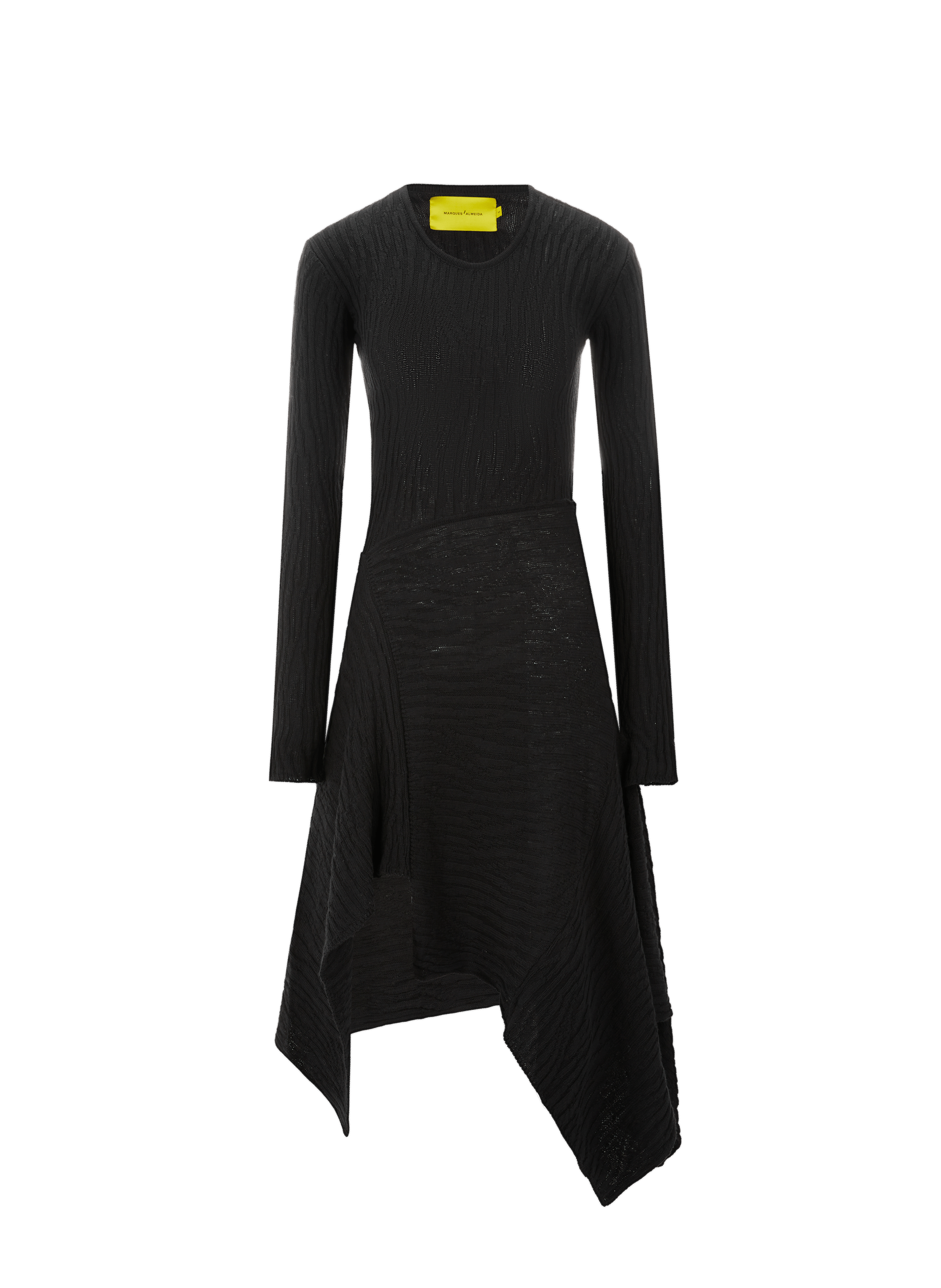 Robe asymétrique en coton recyclé