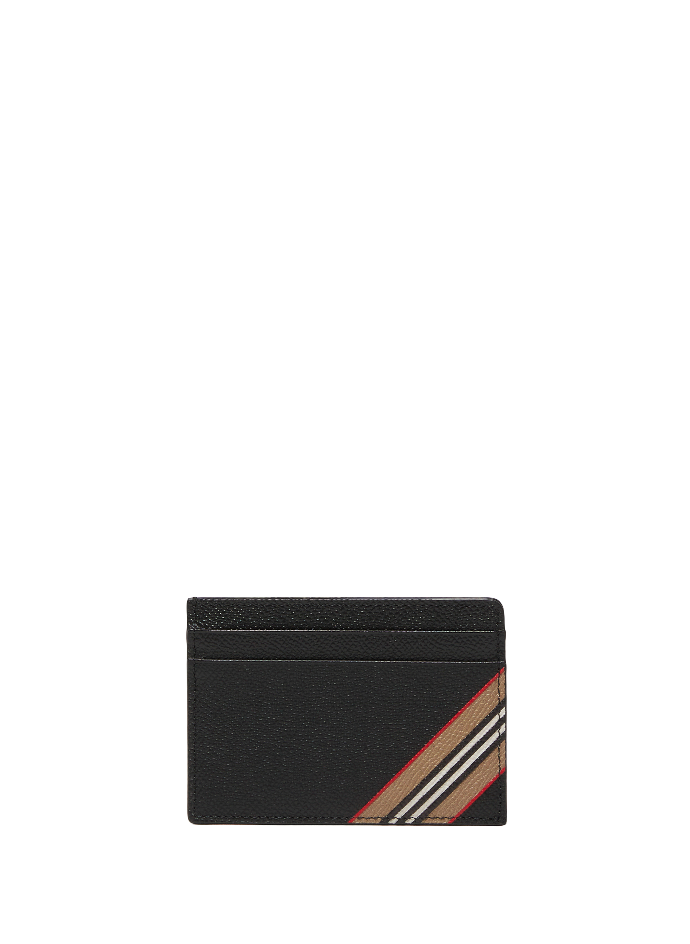 black burberry card holder