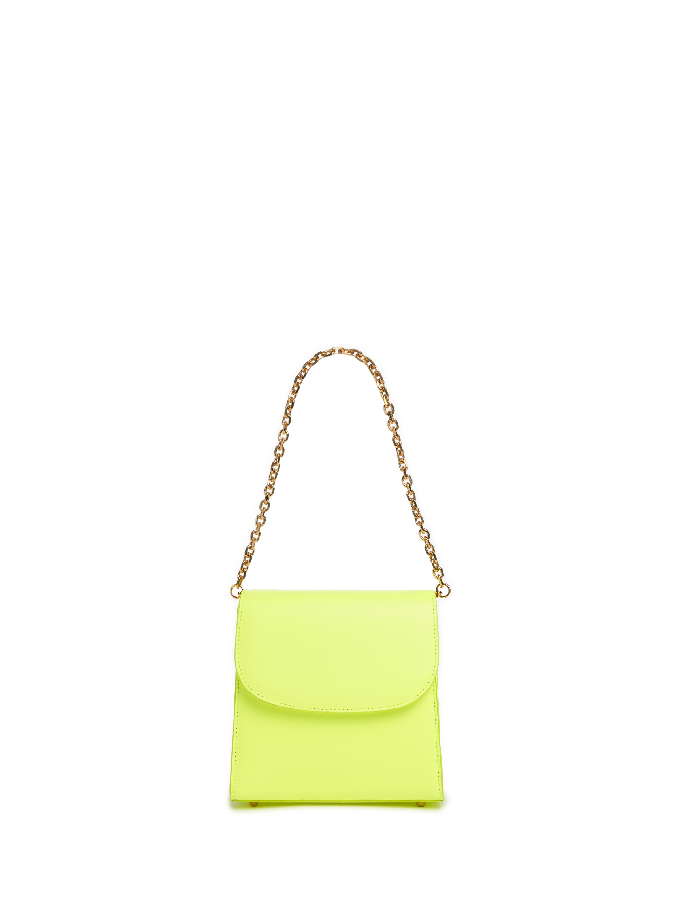 Sac à main Loop en cuir FOLKLORE Jaune