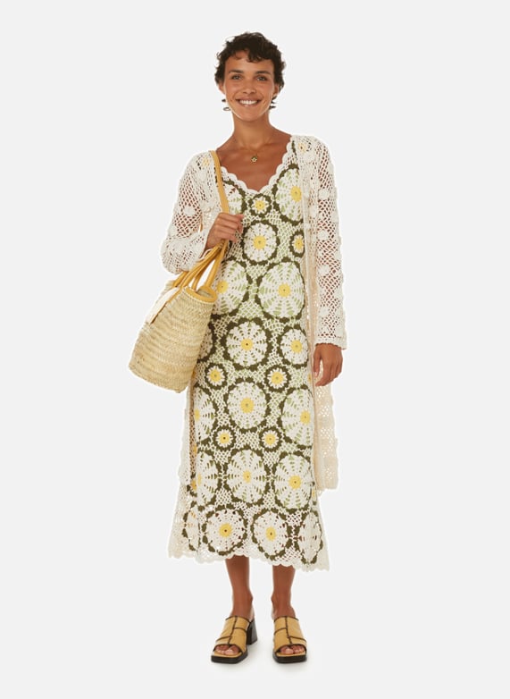 CROCHET MAXI DRESS STELLA PARDO for WOMEN Printemps