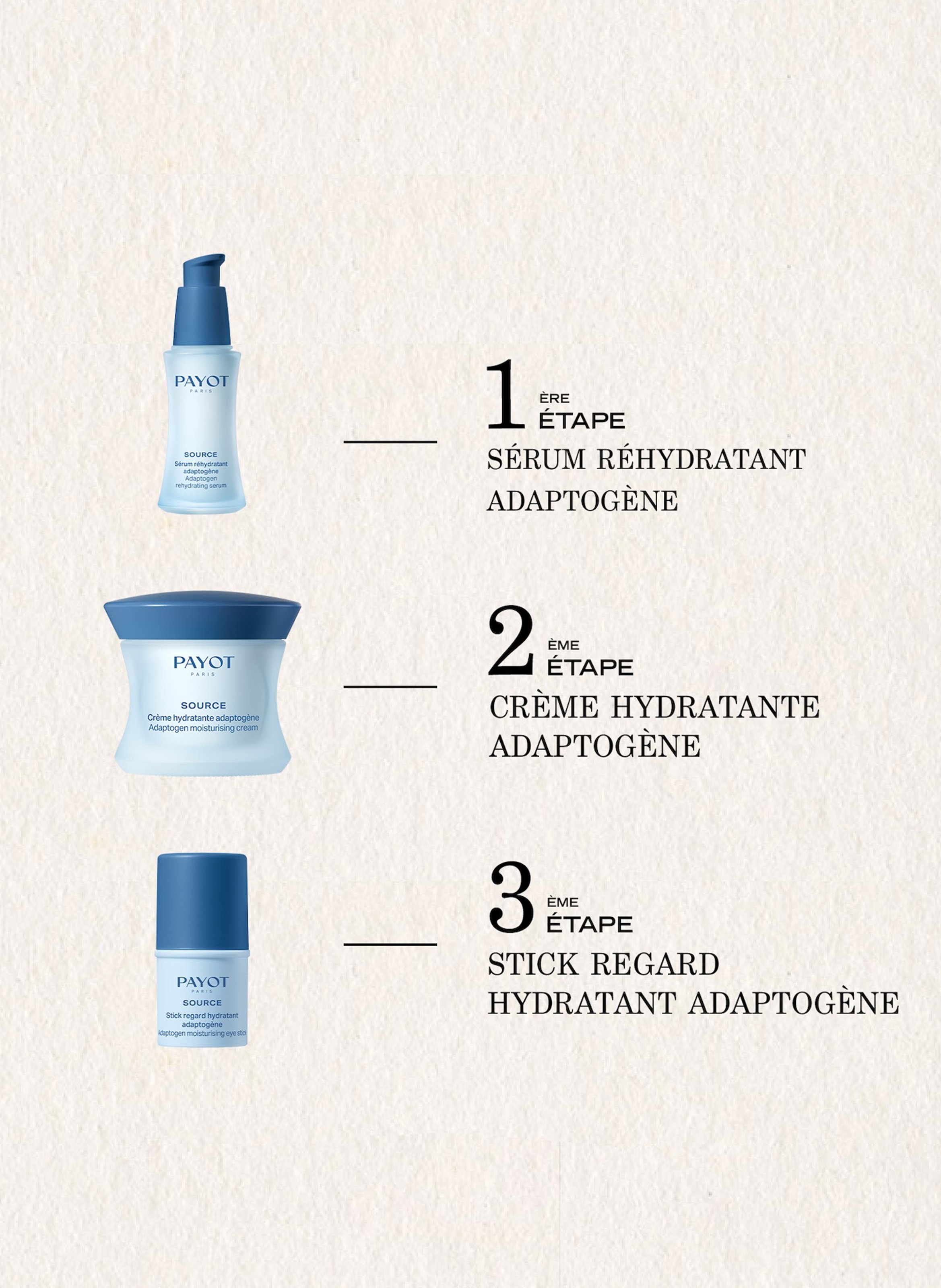 Adaptogenic Hydrating Stick PAYOT No color