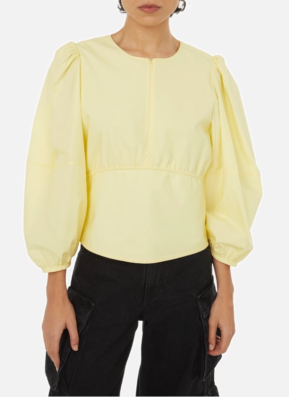 Balloon sleeve top Beige by CAES CAES Balloon sleeve top Beige