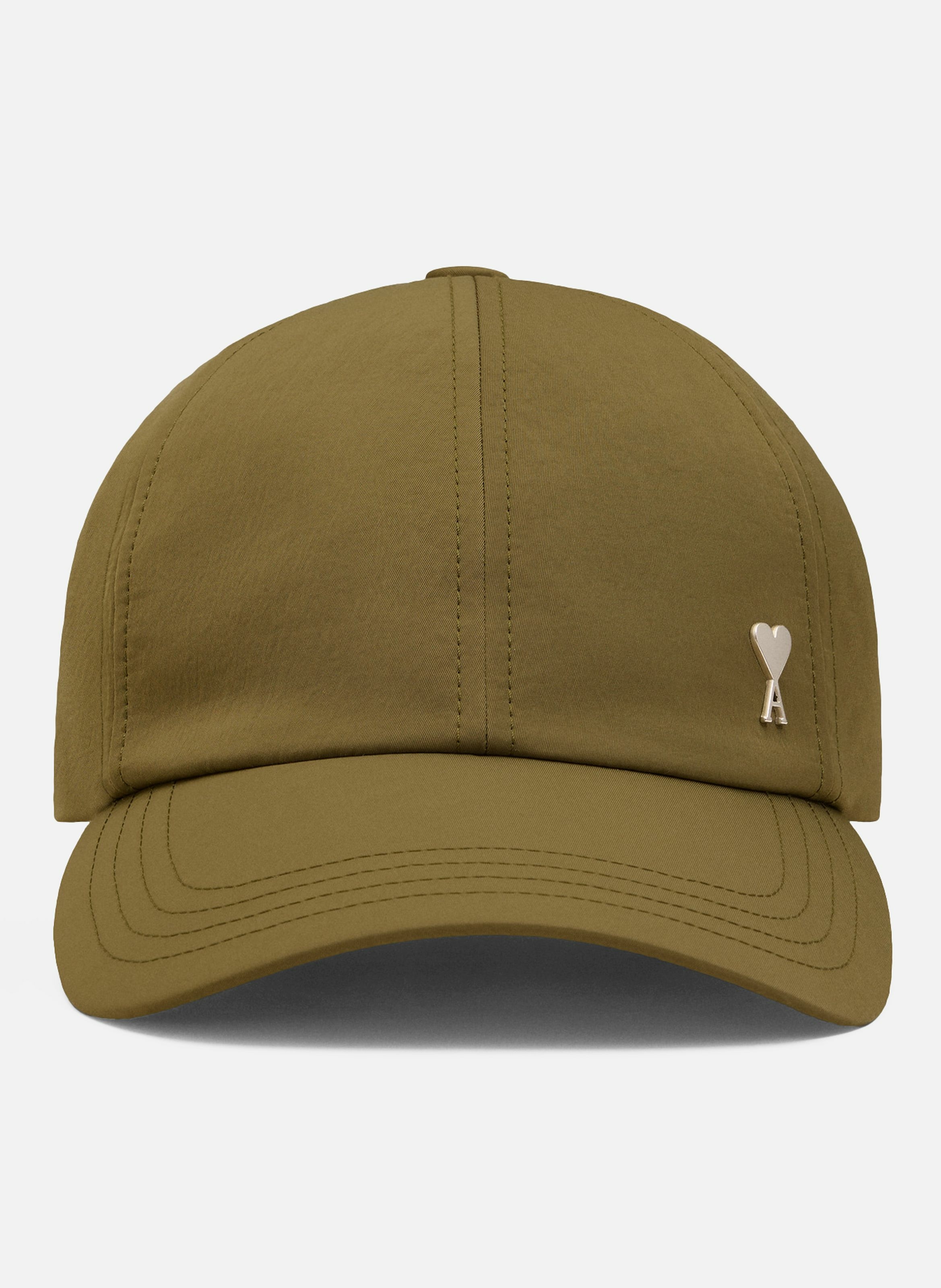 Casquette  ami de coeur en serge de nylon unisexe AMI PARIS Vert