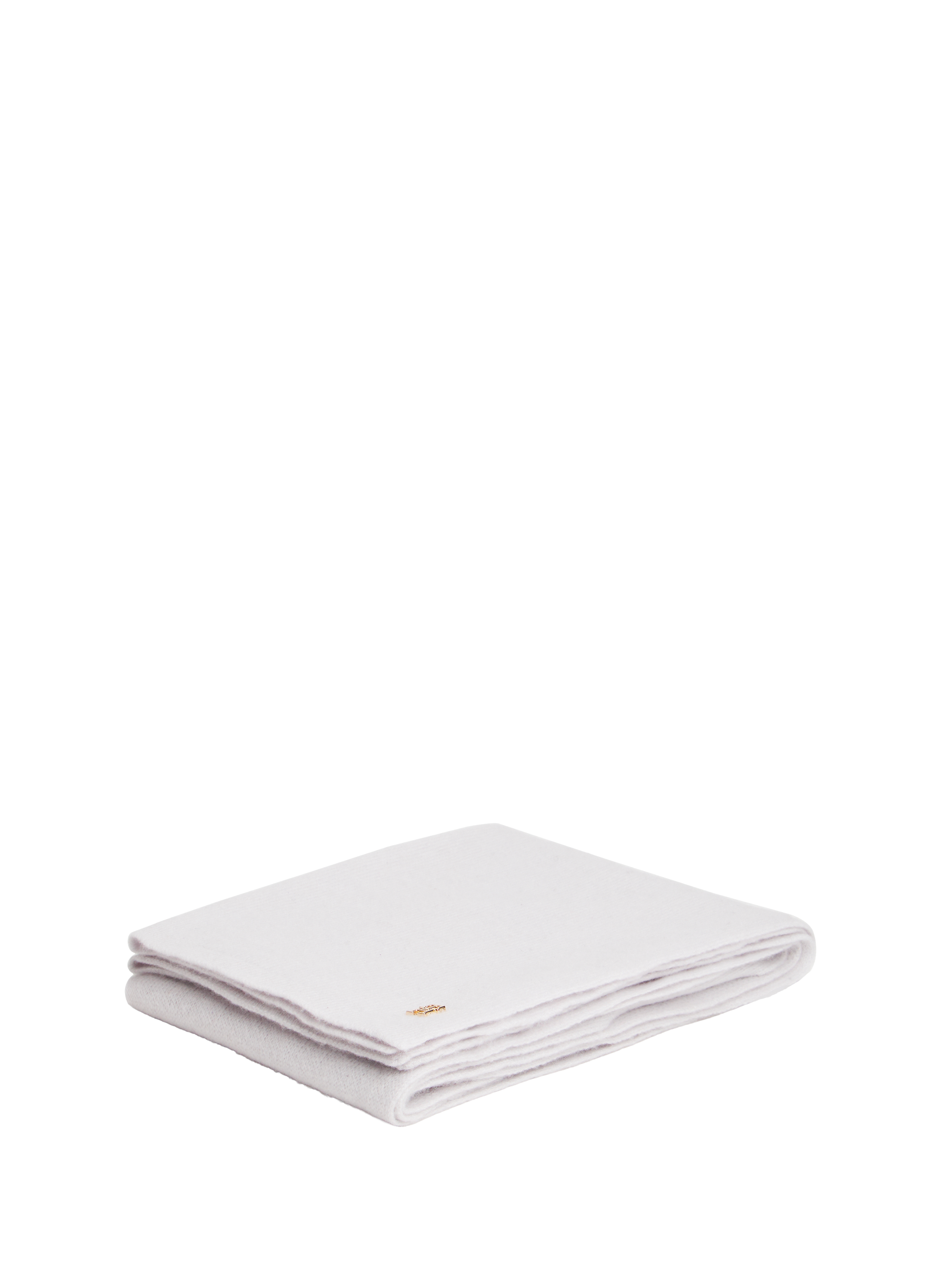 Echarpe logo en cachemire TOMMY HILFIGER Gris