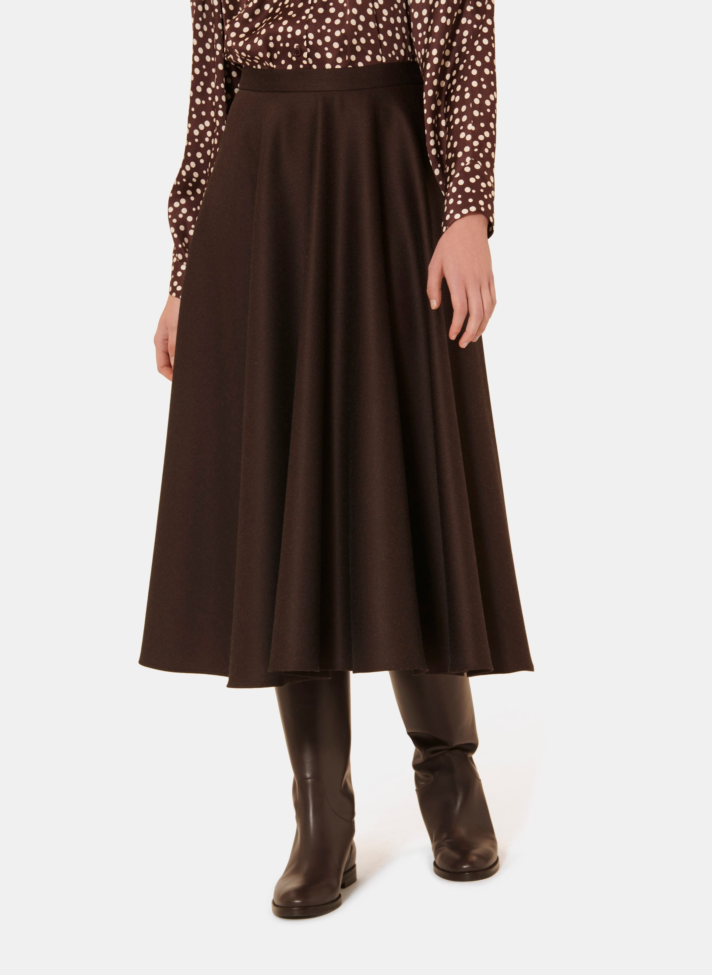 Jupe jackie TARA JARMON Marron