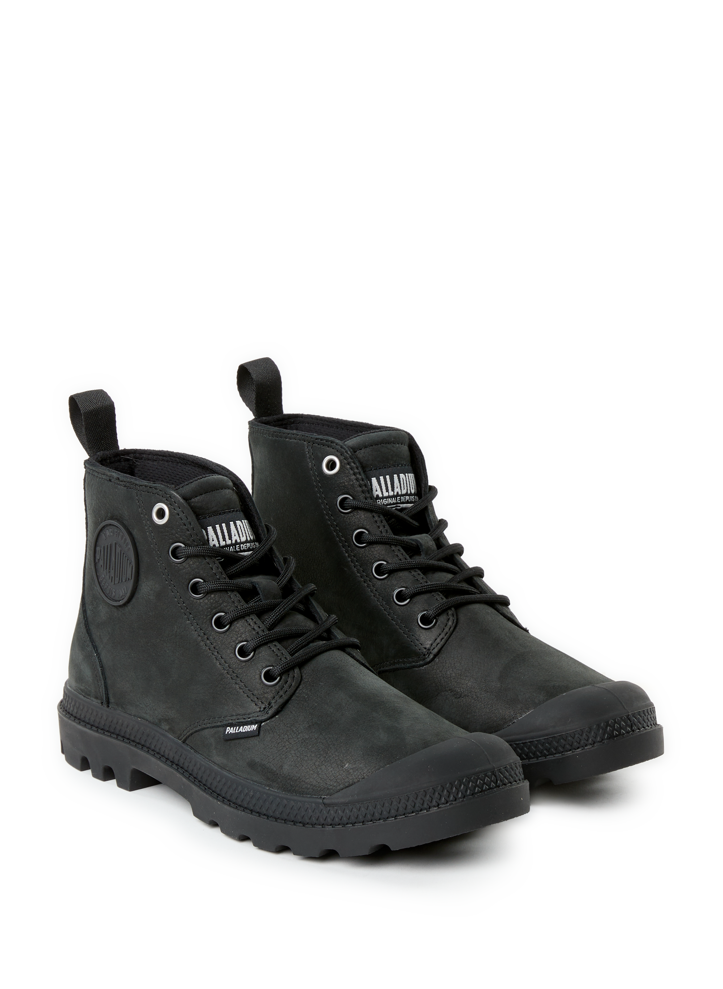 Suede ankle boots PALLADIUM Black